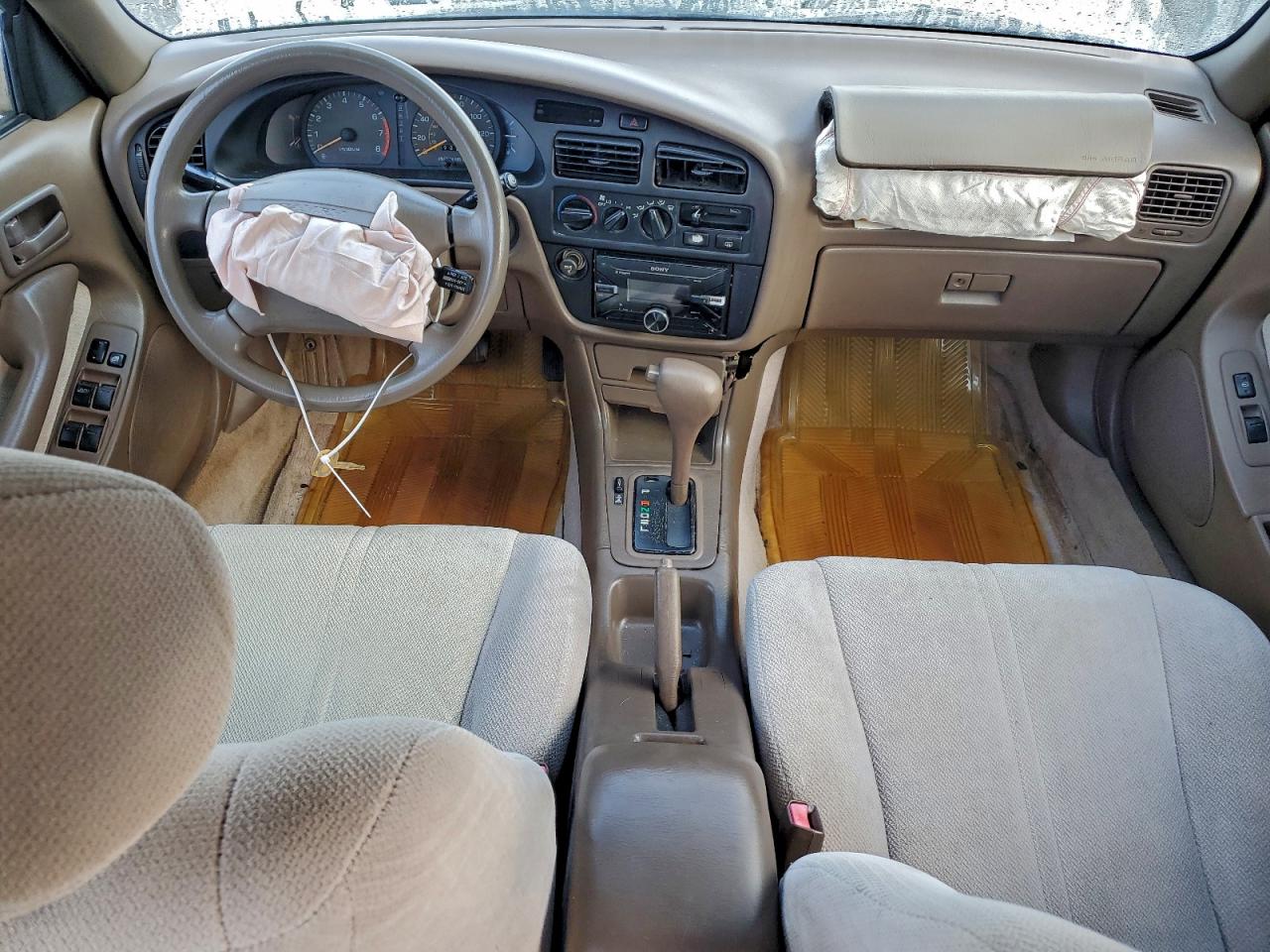 1996 Toyota Camry Dx Silver vin: 4T1BG12K2TU809596