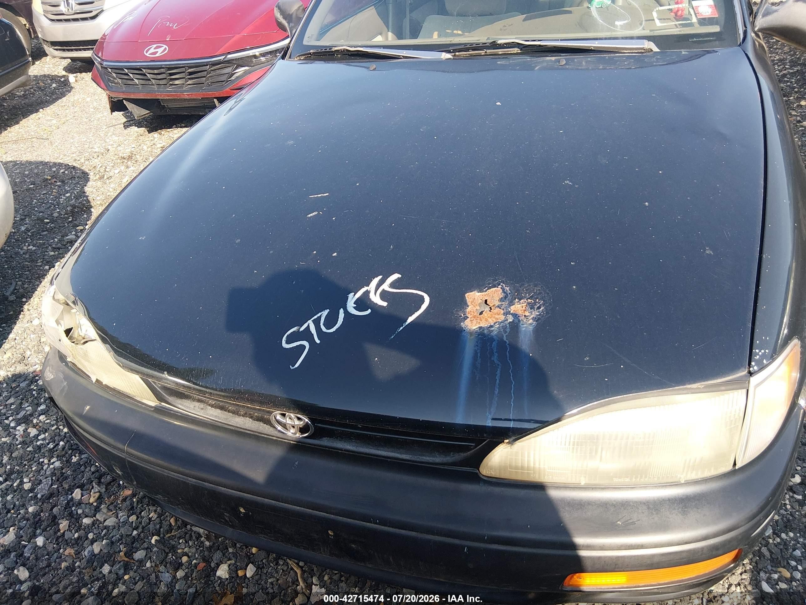 1996 Toyota Camry Dx/le/xle Черный vin: 4T1BG12K2TU823904