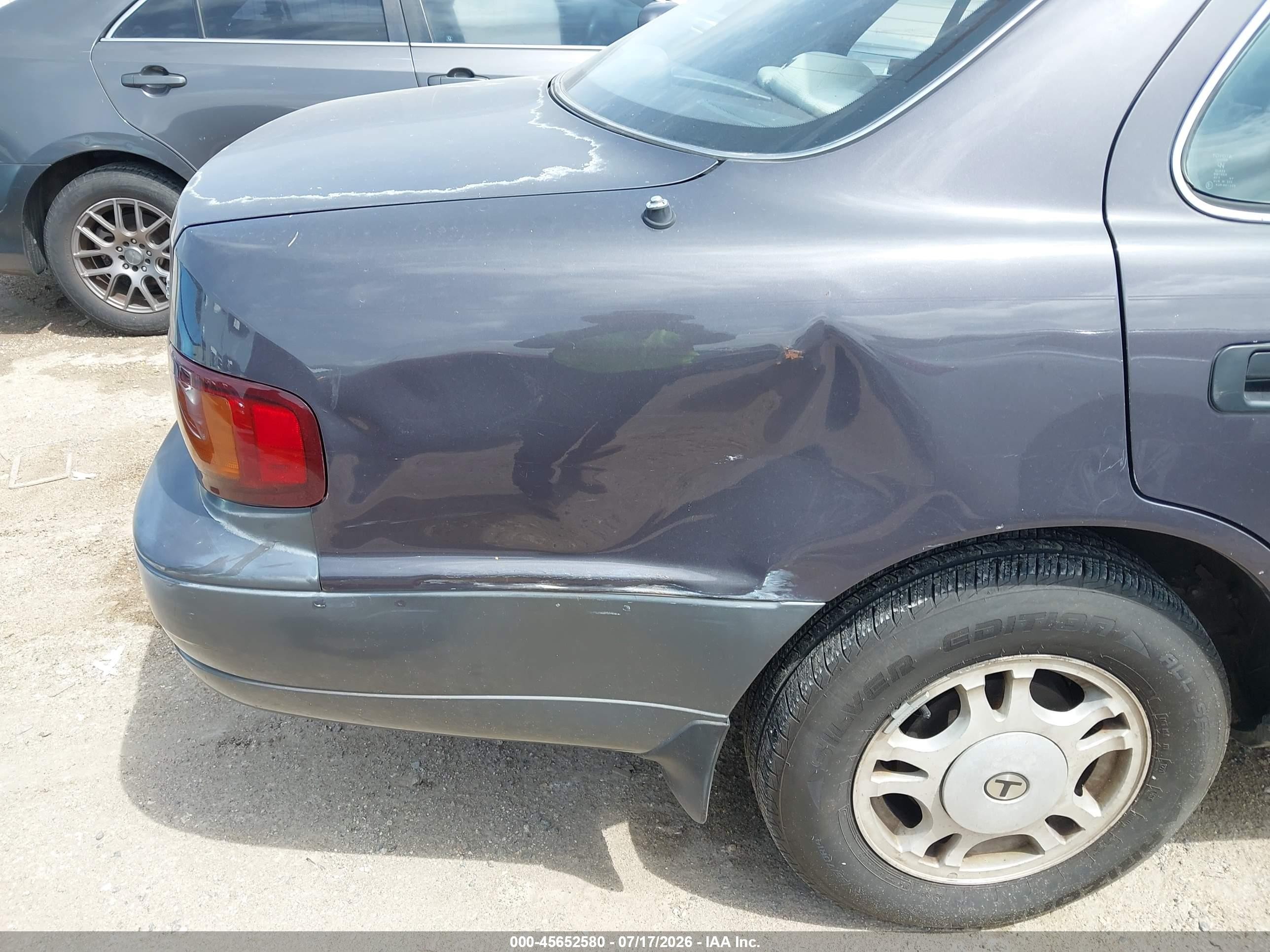 1996 Toyota Camry Dx/le/xle Gray vin: 4T1BG12K2TU908533