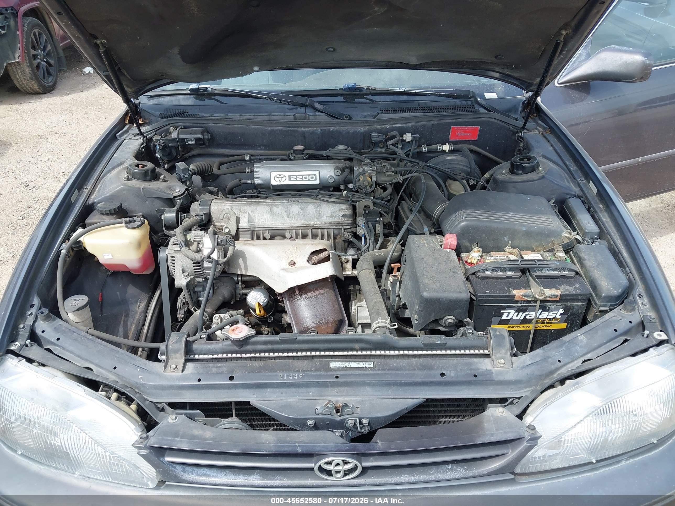 1996 Toyota Camry Dx/le/xle Gray vin: 4T1BG12K2TU908533