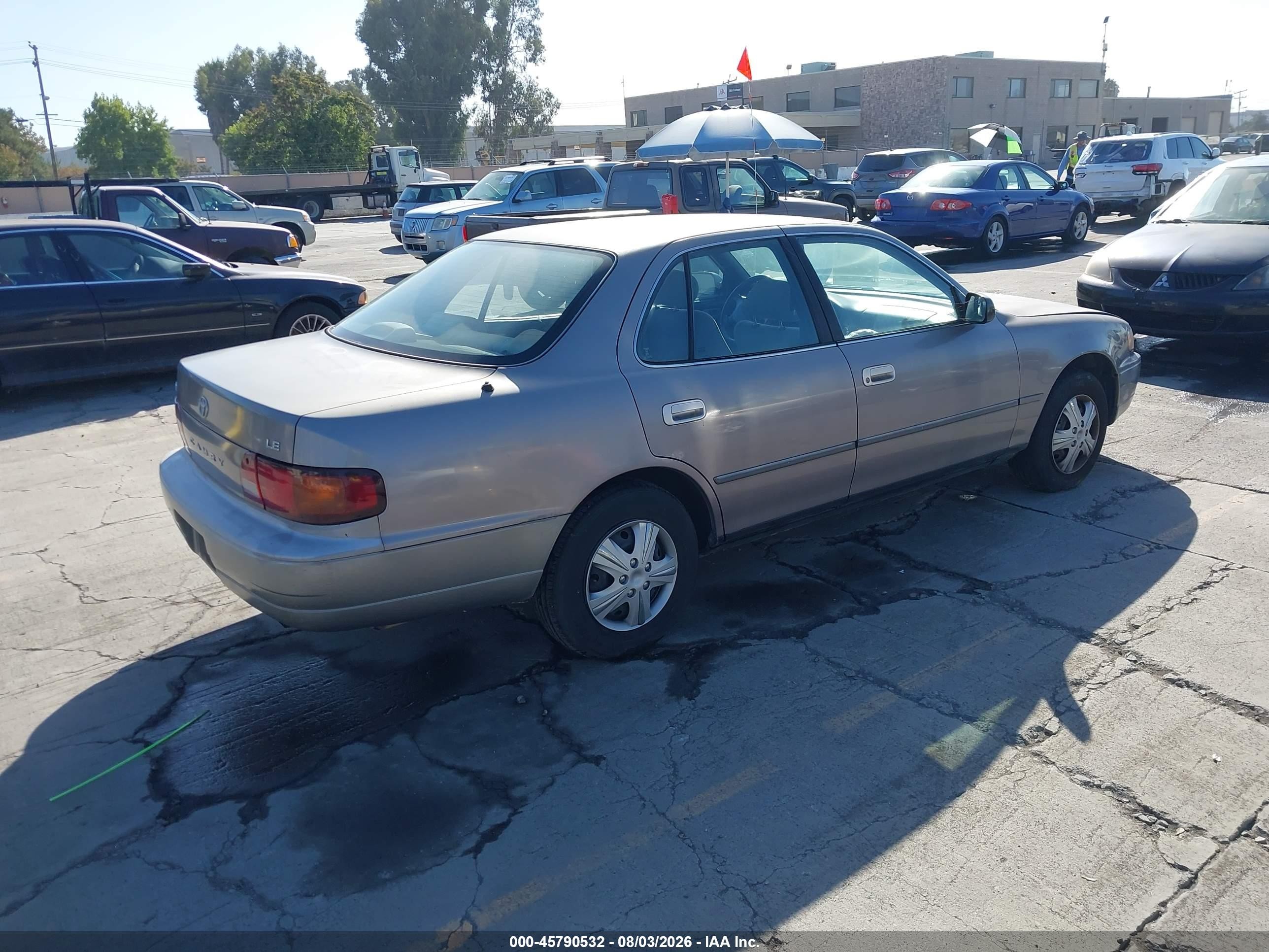 1996 Toyota Camry Dx/le/xle Pewter vin: 4T1BG12K4TU786645