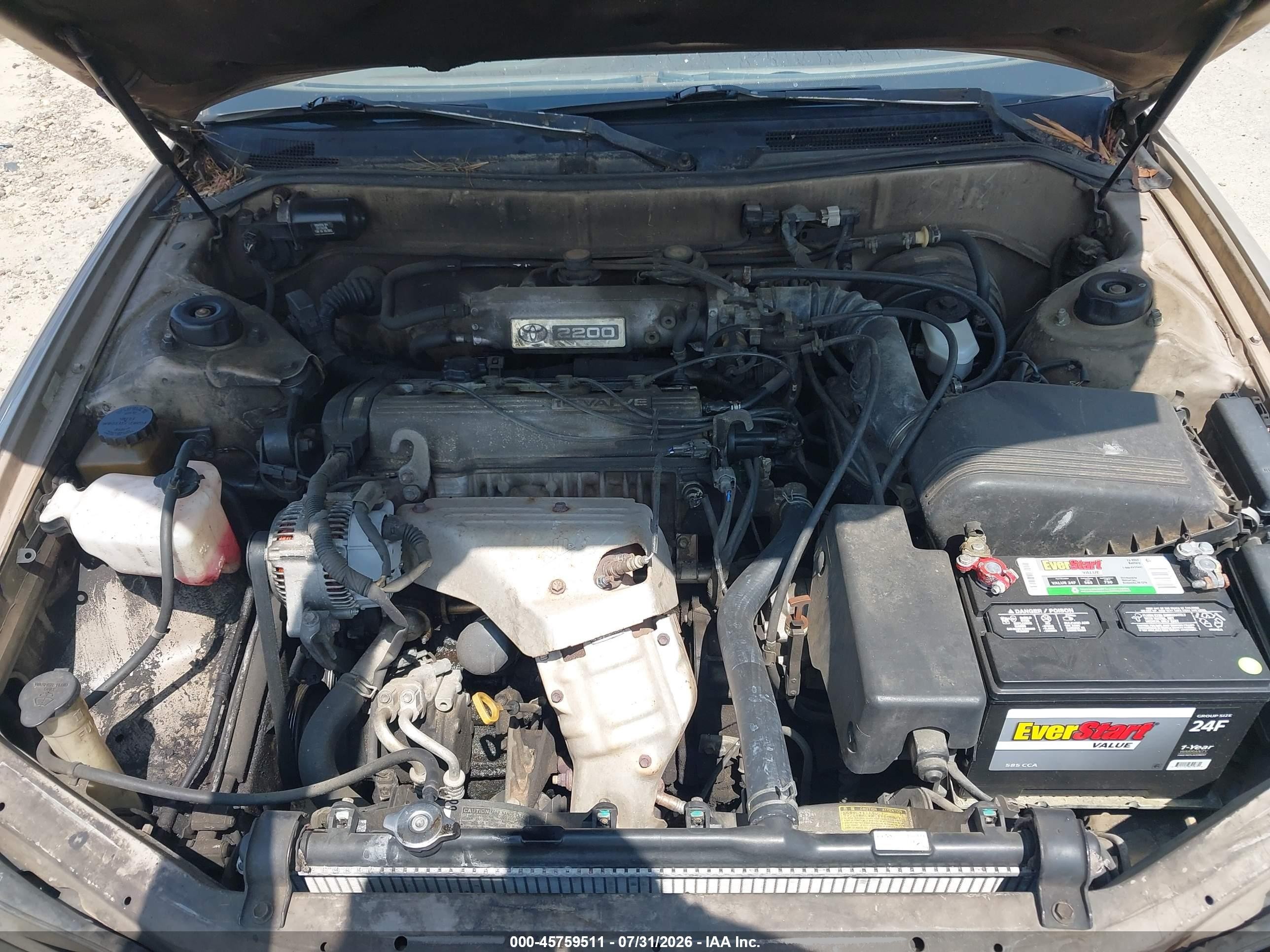 1996 Toyota Camry Dx/le/xle Gold vin: 4T1BG12K4TU823449