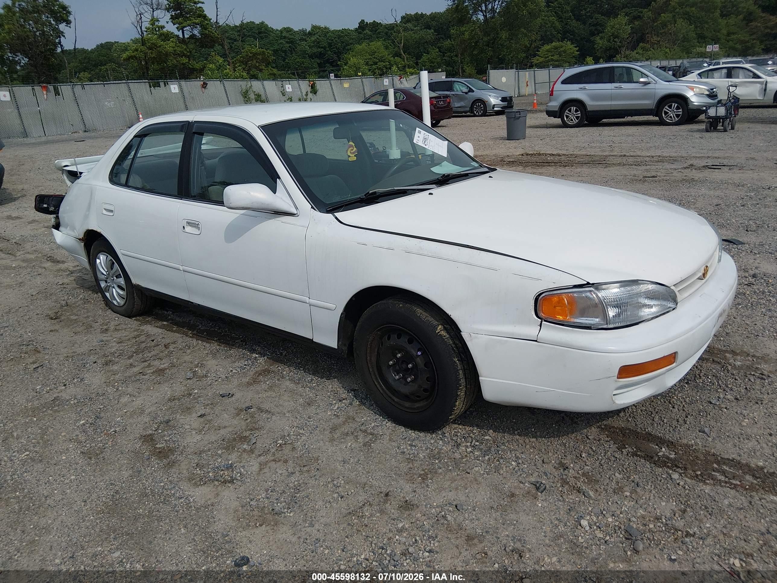 1996 Toyota Camry Dx/le/xle White vin: 4T1BG12K5TU828823