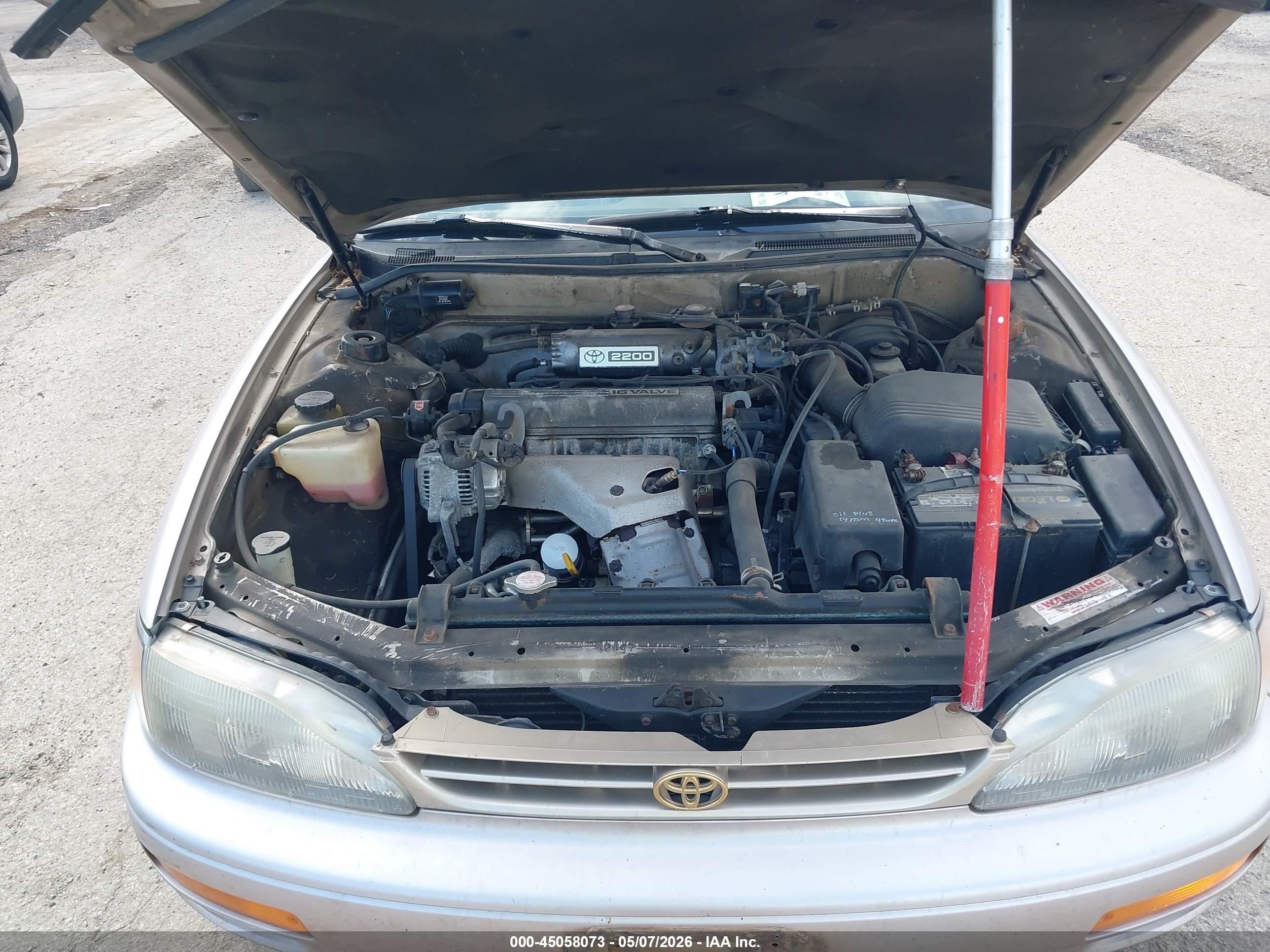 1996 Toyota Camry Dx/le/xle Silver vin: 4T1BG12K7TU762436