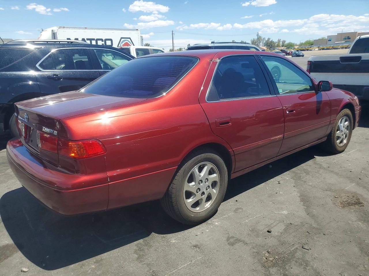 2001 Toyota Camry Le Burgundy vin: 4T1BG22K11U112679