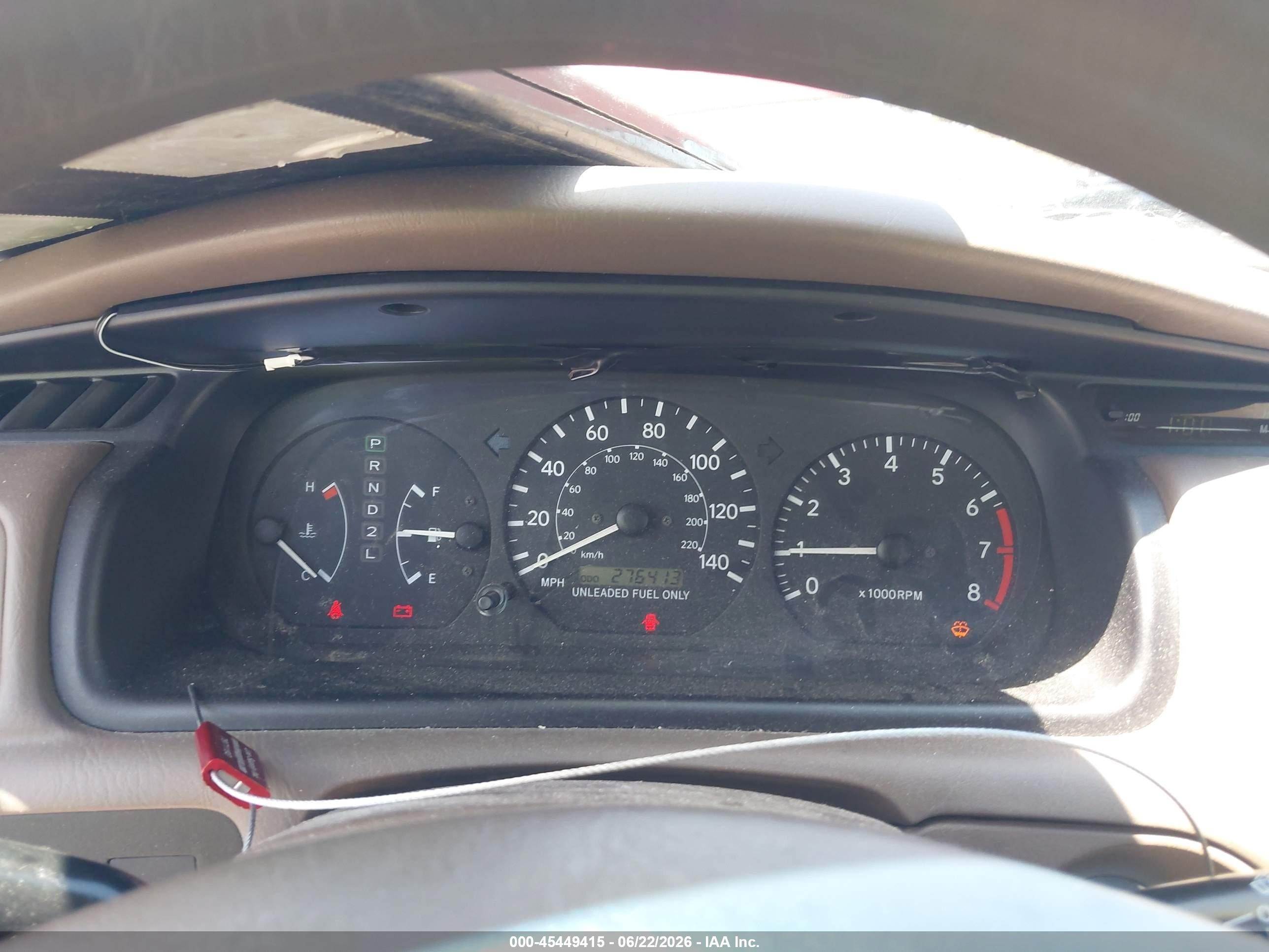 1999 Toyota Camry Le Red vin: 4T1BG22K1XU471250
