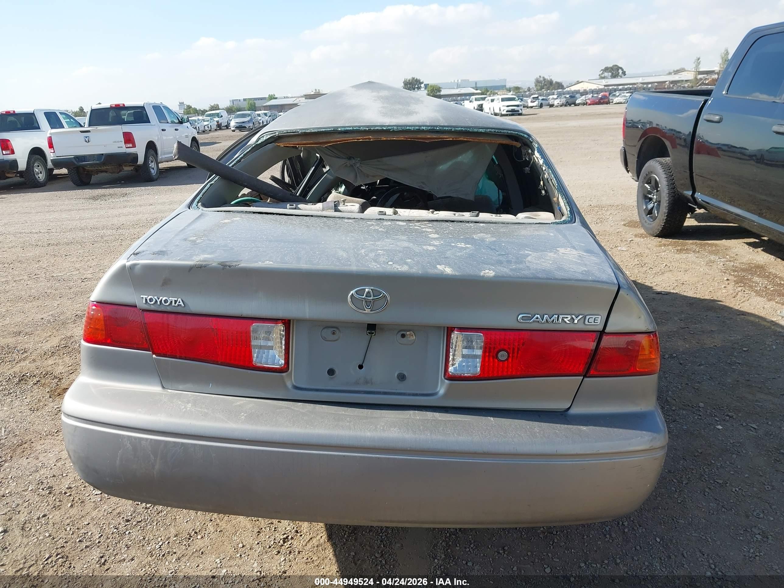2001 Toyota Camry Ce Gray vin: 4T1BG22K21U022294