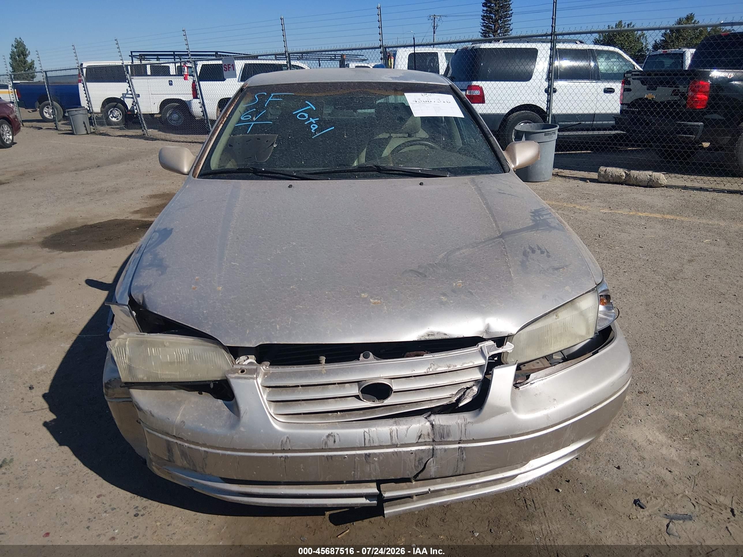 1997 Toyota Camry Le Brown vin: 4T1BG22K2VU181368