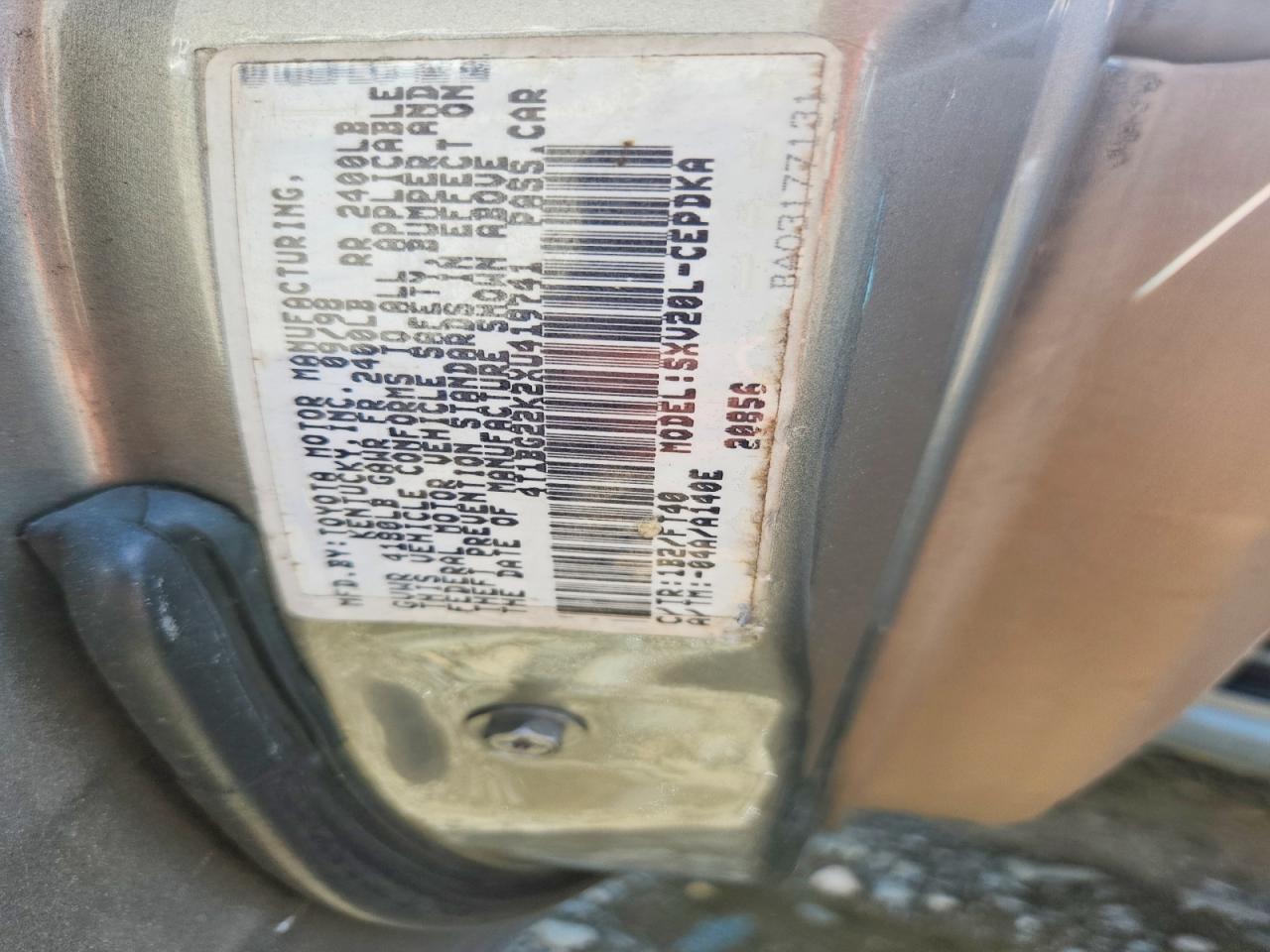 1999 Toyota Camry Ce Gray vin: 4T1BG22K2XU419741