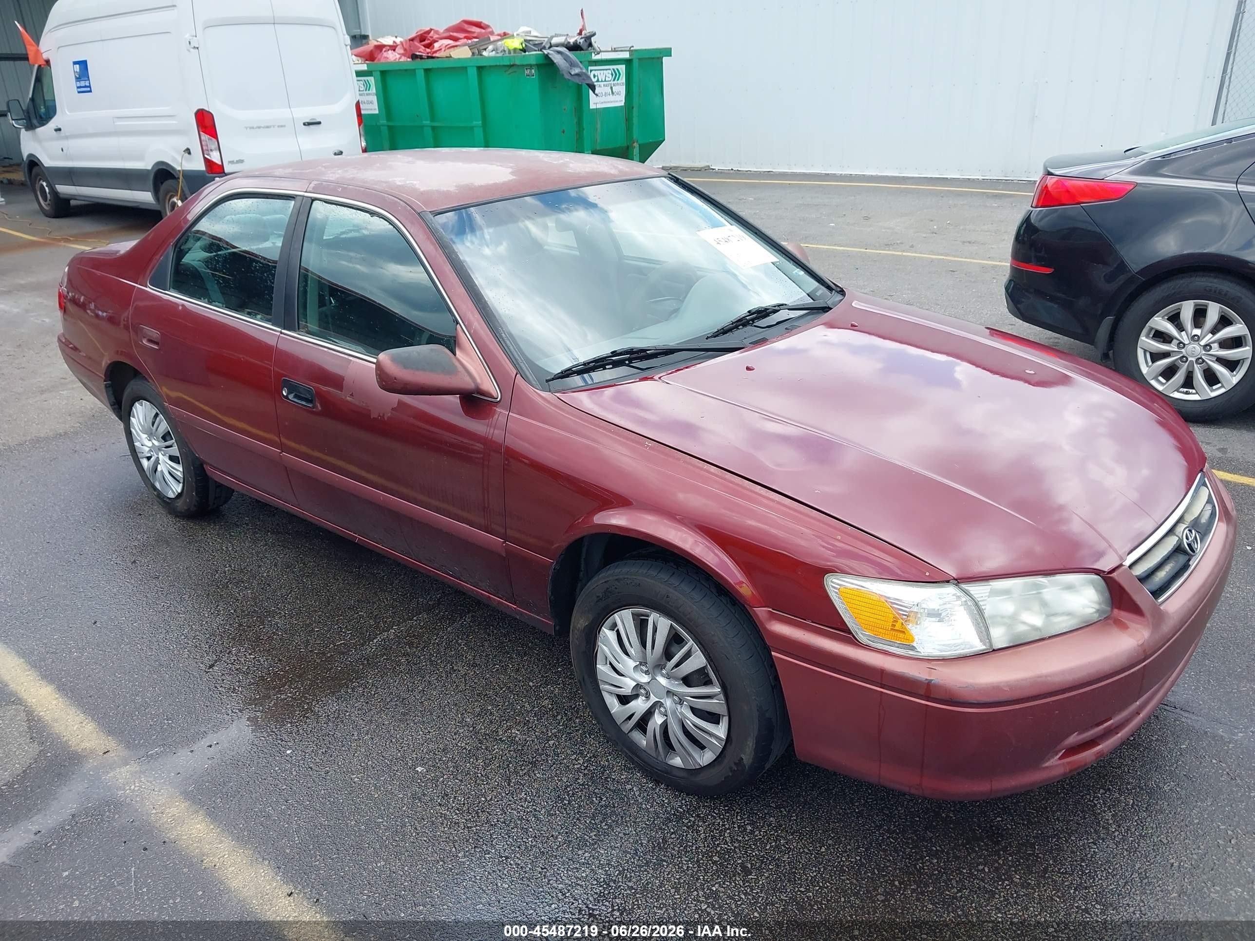 2000 Toyota Camry Le Burgundy vin: 4T1BG22K2YU732791
