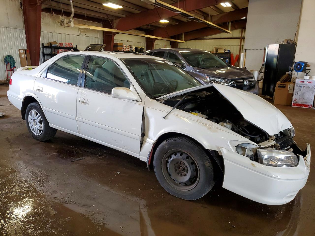 2000 Toyota Camry Le White vin: 4T1BG22K2YU736095