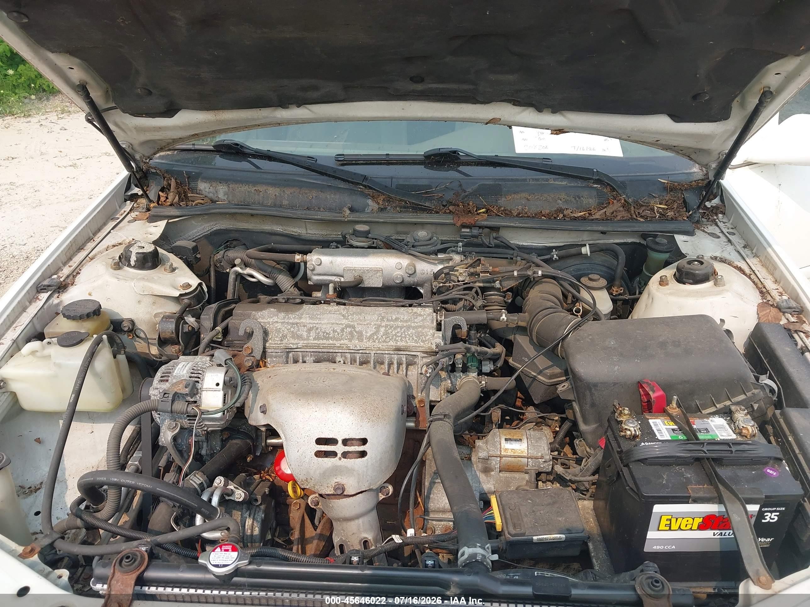 2000 Toyota Camry Ce White vin: 4T1BG22K2YU737795
