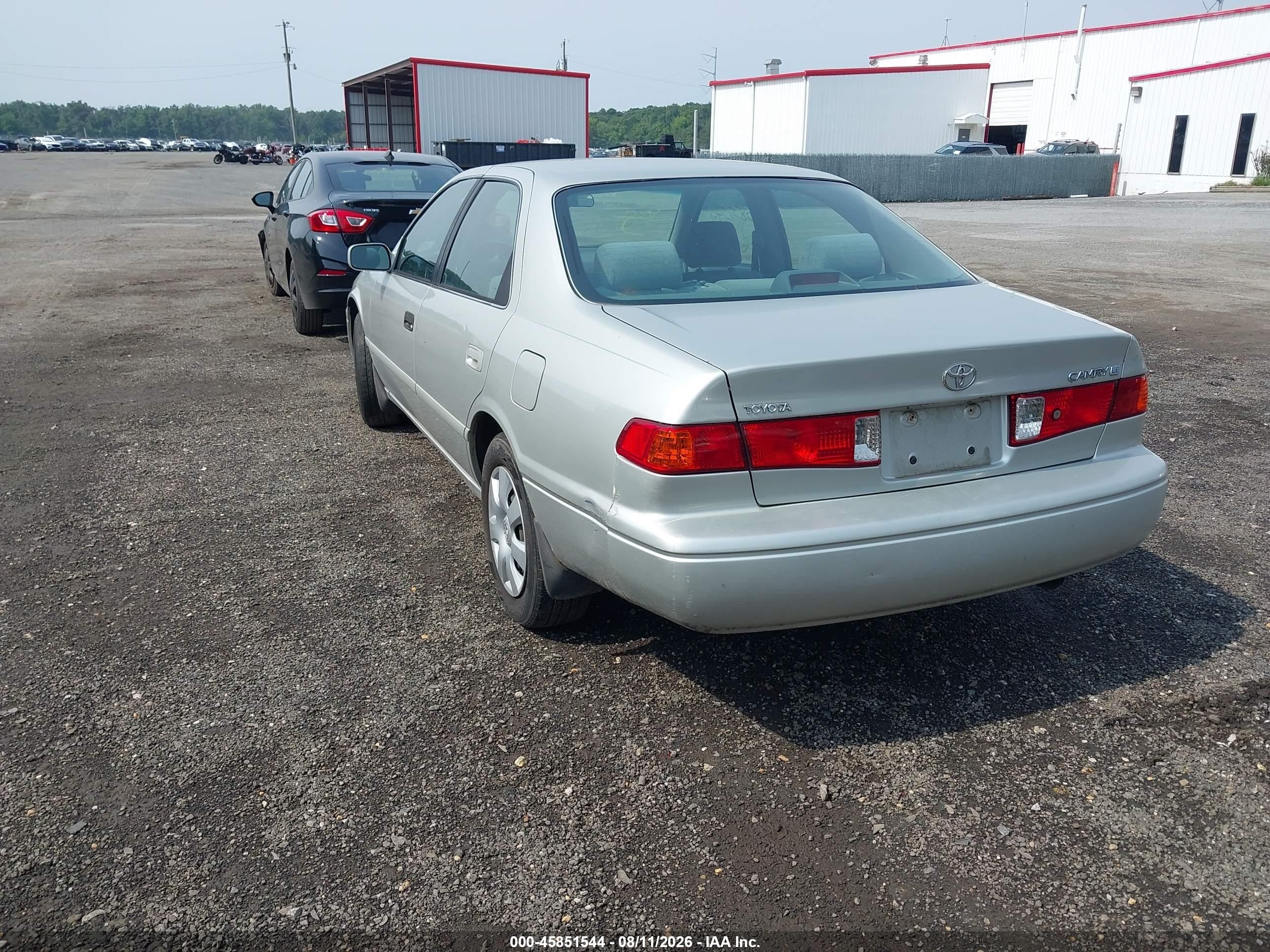 2001 Toyota Camry Le Silver vin: 4T1BG22K31U076512