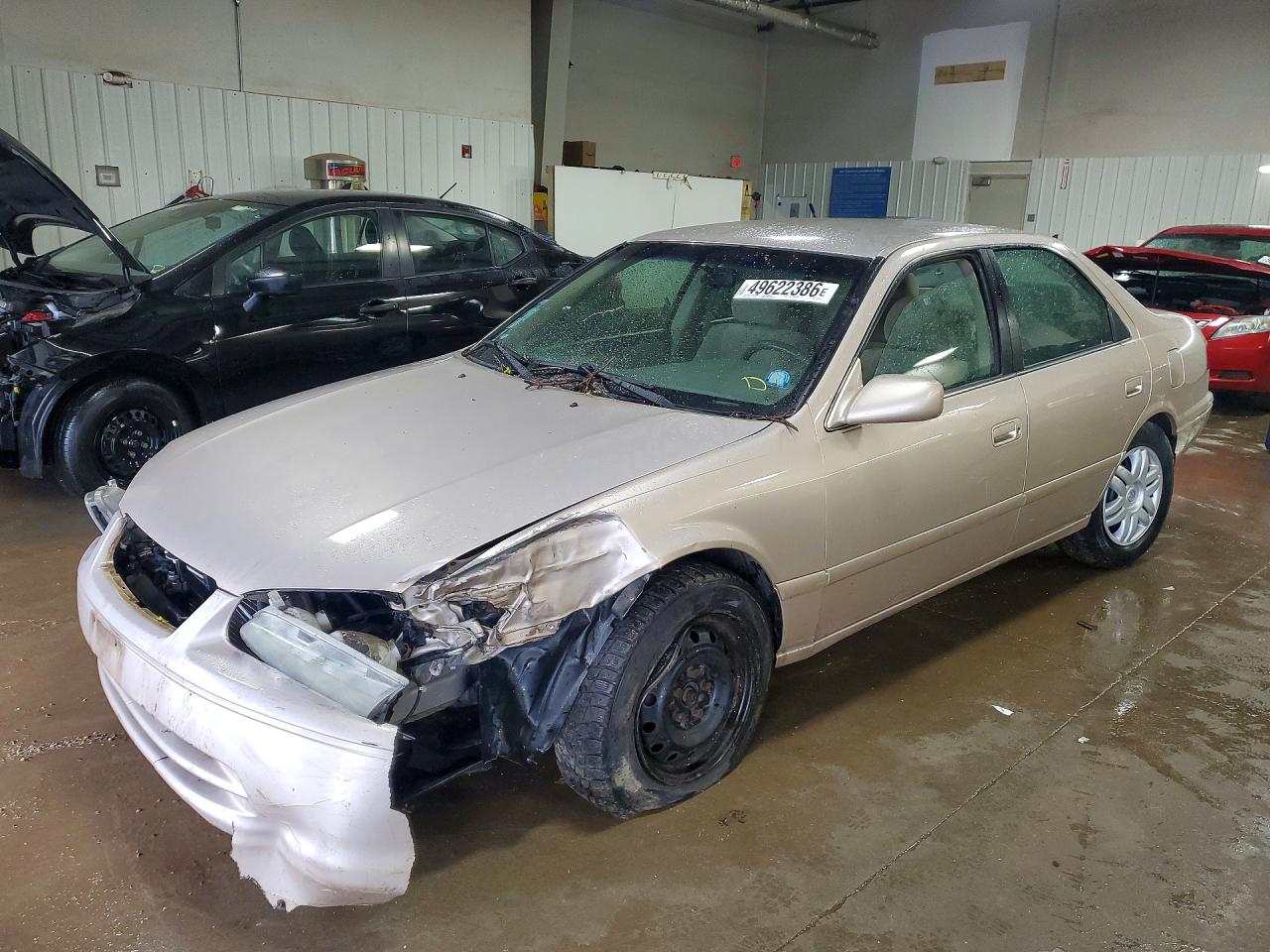 2001 Toyota Camry Le Желто-коричневый vin: 4T1BG22K31U857093