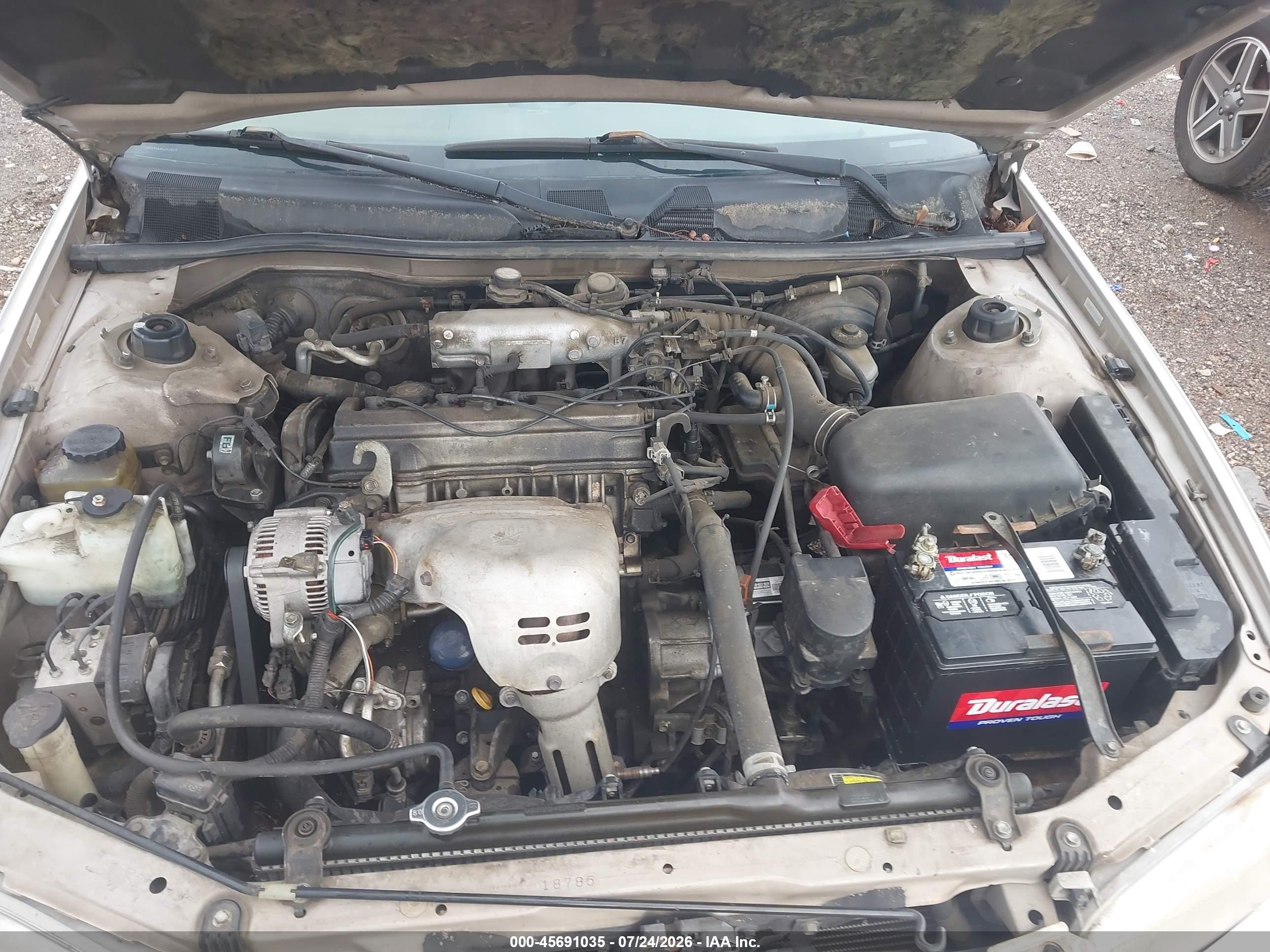 1998 Toyota Camry Le Silver vin: 4T1BG22K3WU242826