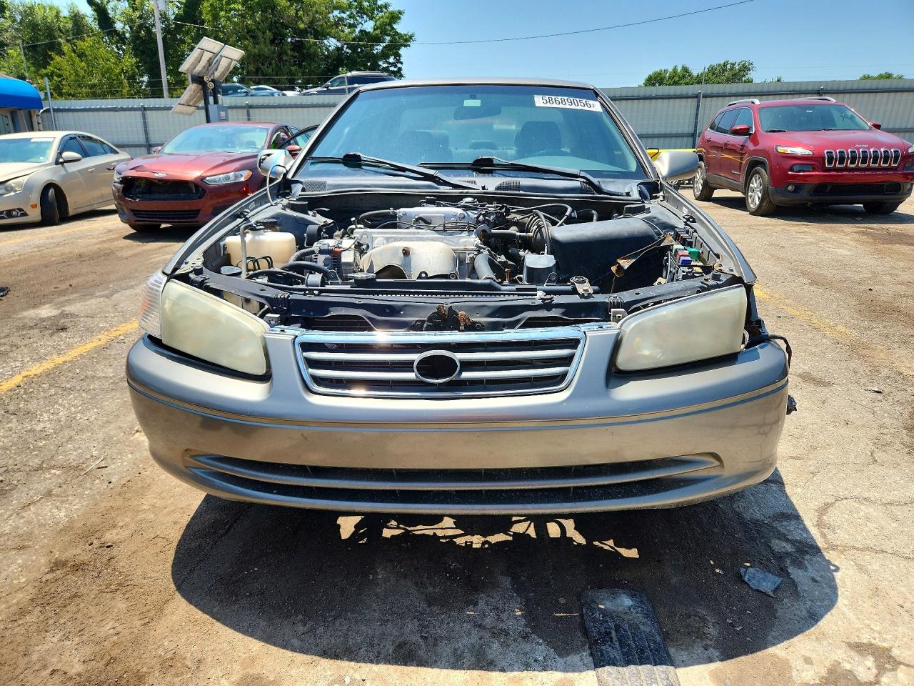 2001 Toyota Camry Le Gray vin: 4T1BG22K41U053675
