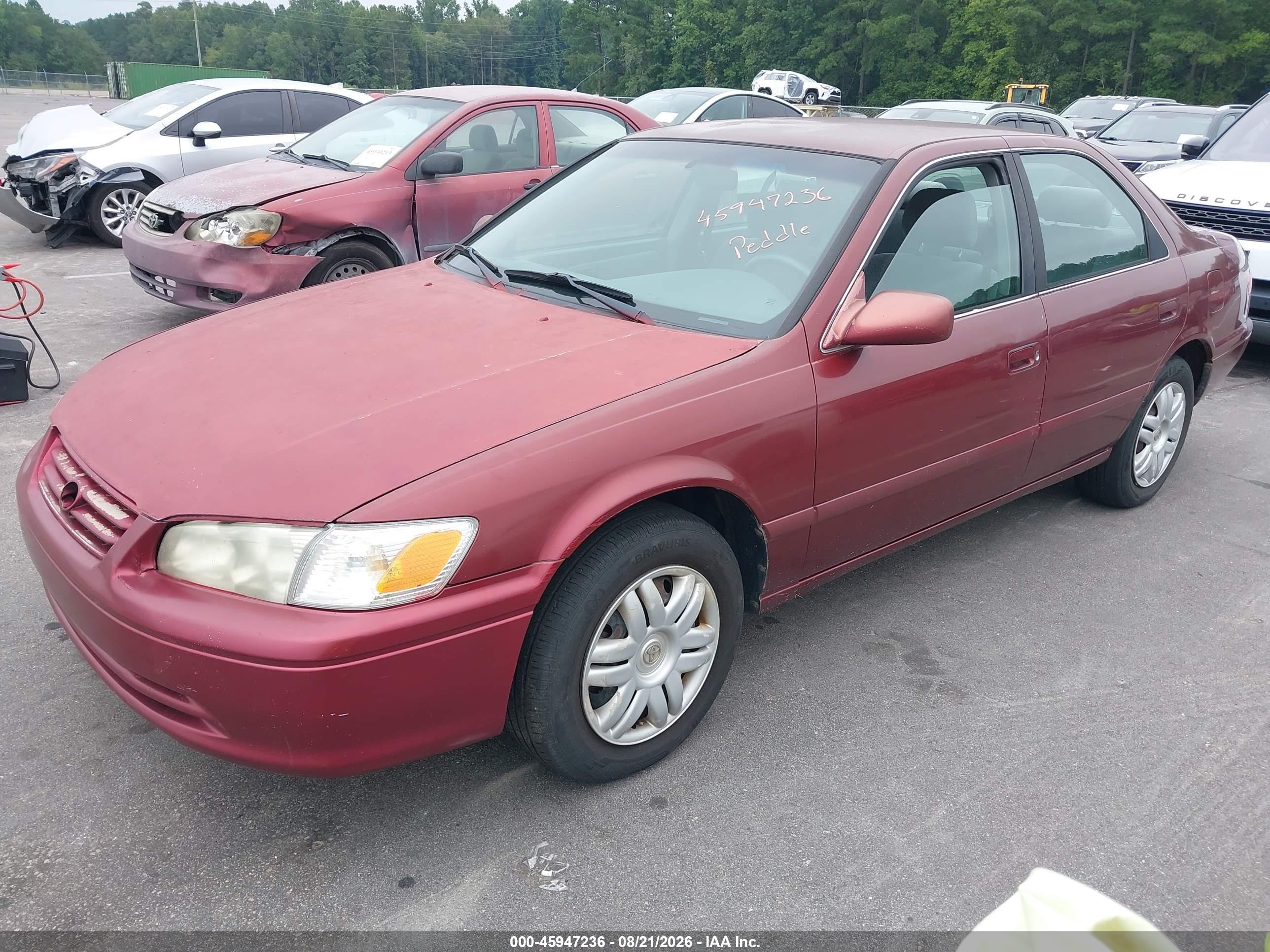 2001 Toyota Camry Le Maroon vin: 4T1BG22K41U089463
