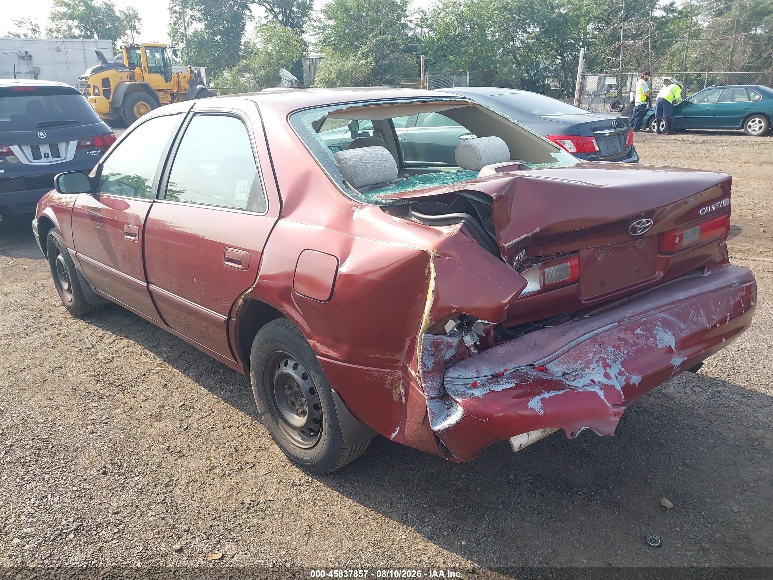 1999 Toyota Camry Ce Burgundy vin: 4T1BG22K4XU493386