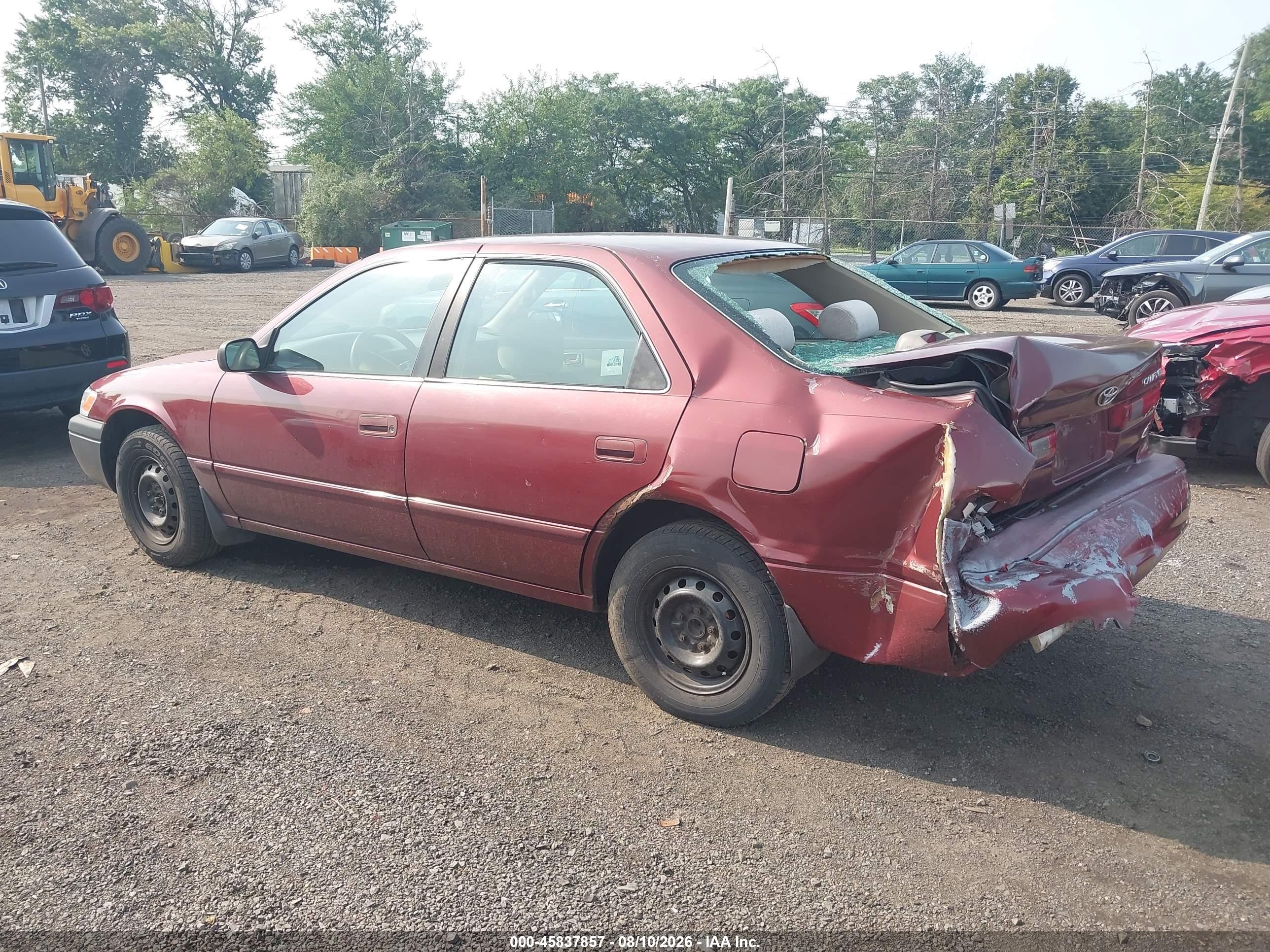 1999 Toyota Camry Ce Burgundy vin: 4T1BG22K4XU493386