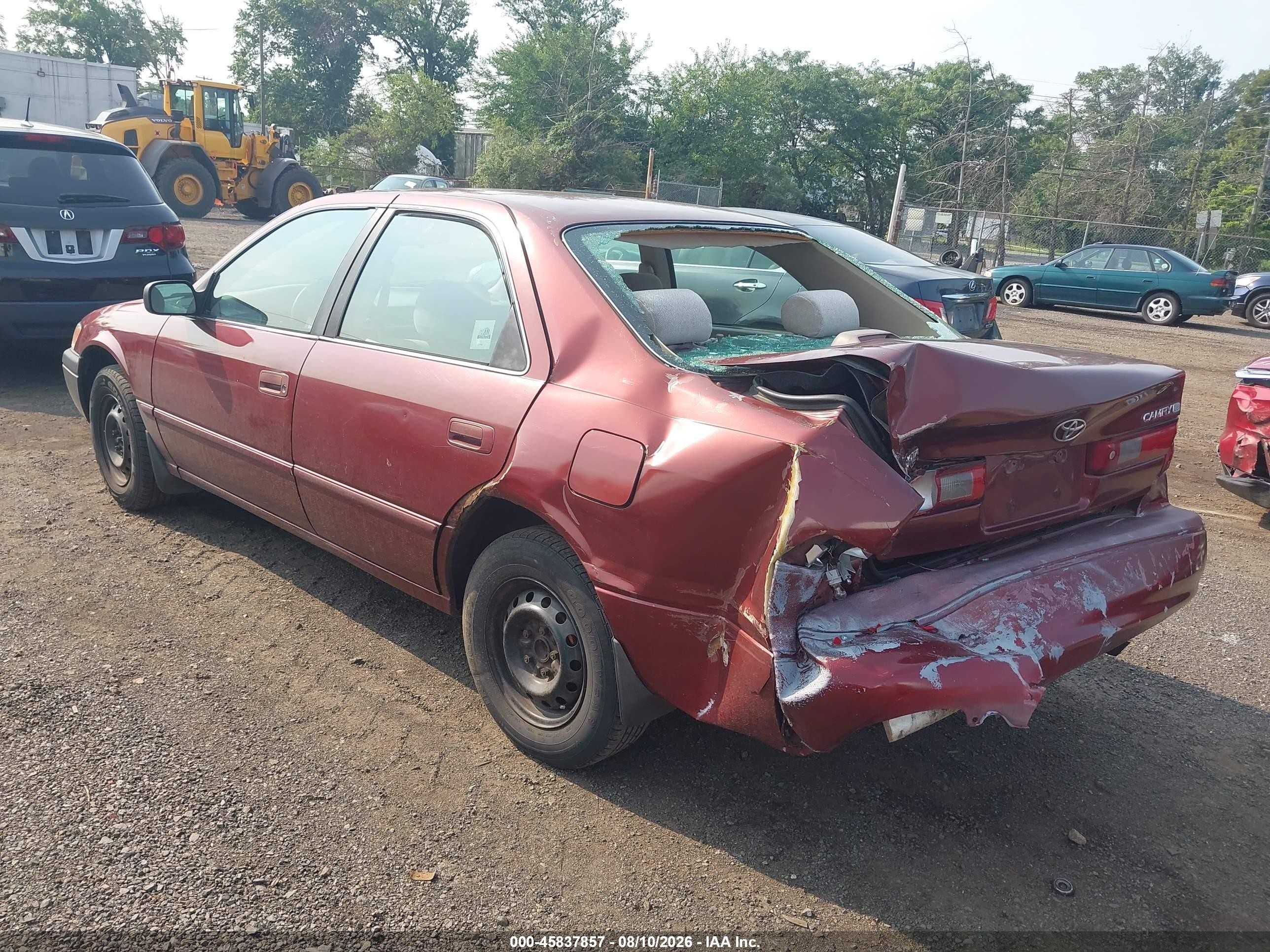 1999 Toyota Camry Ce Burgundy vin: 4T1BG22K4XU493386