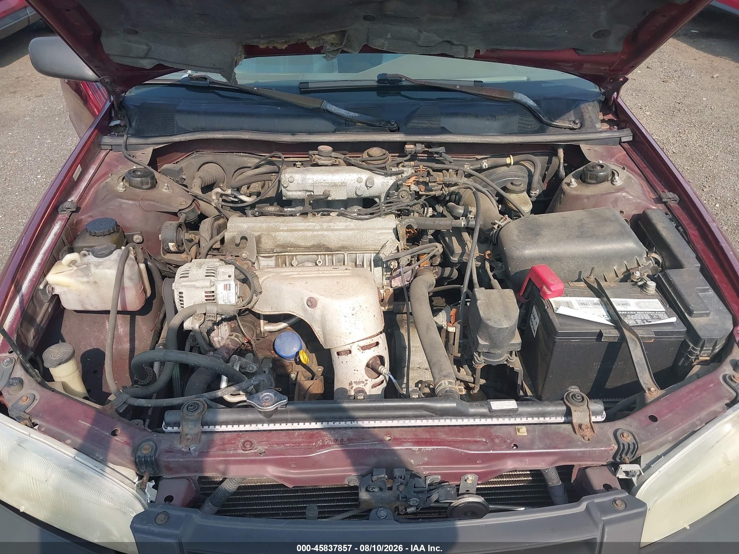 1999 Toyota Camry Ce Burgundy vin: 4T1BG22K4XU493386