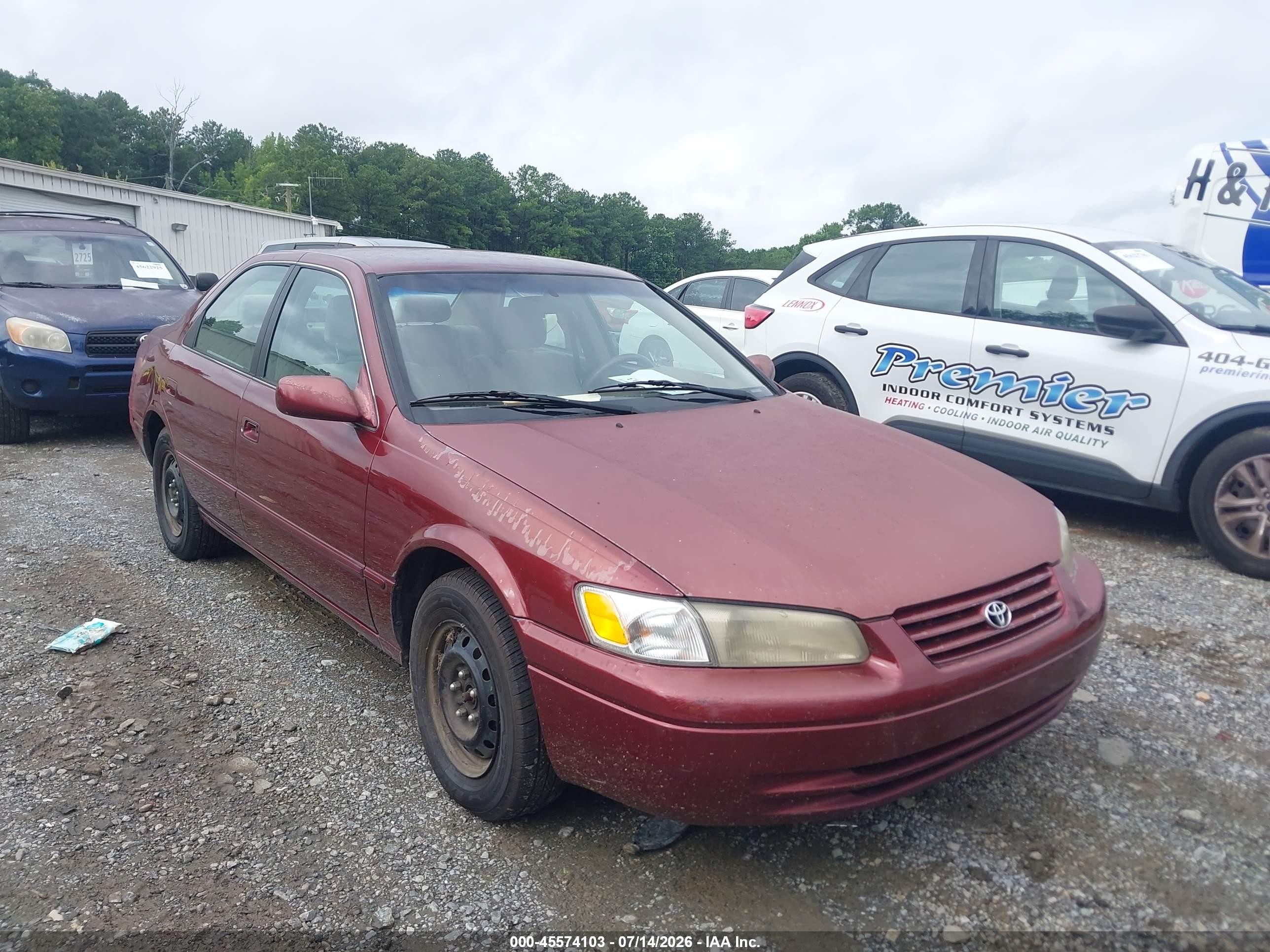 1999 Toyota Camry Le Burgundy vin: 4T1BG22K4XU611632