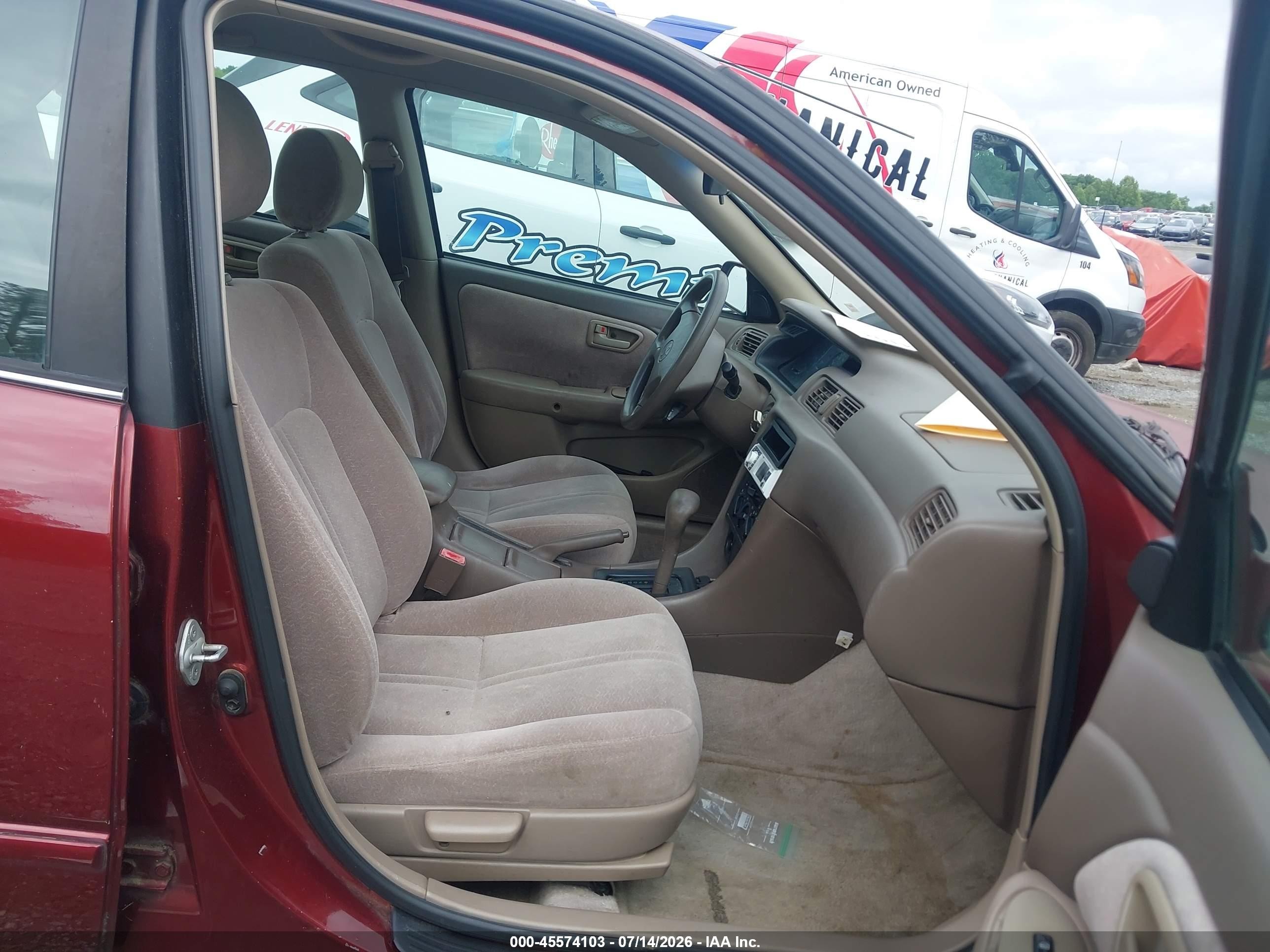 1999 Toyota Camry Le Burgundy vin: 4T1BG22K4XU611632