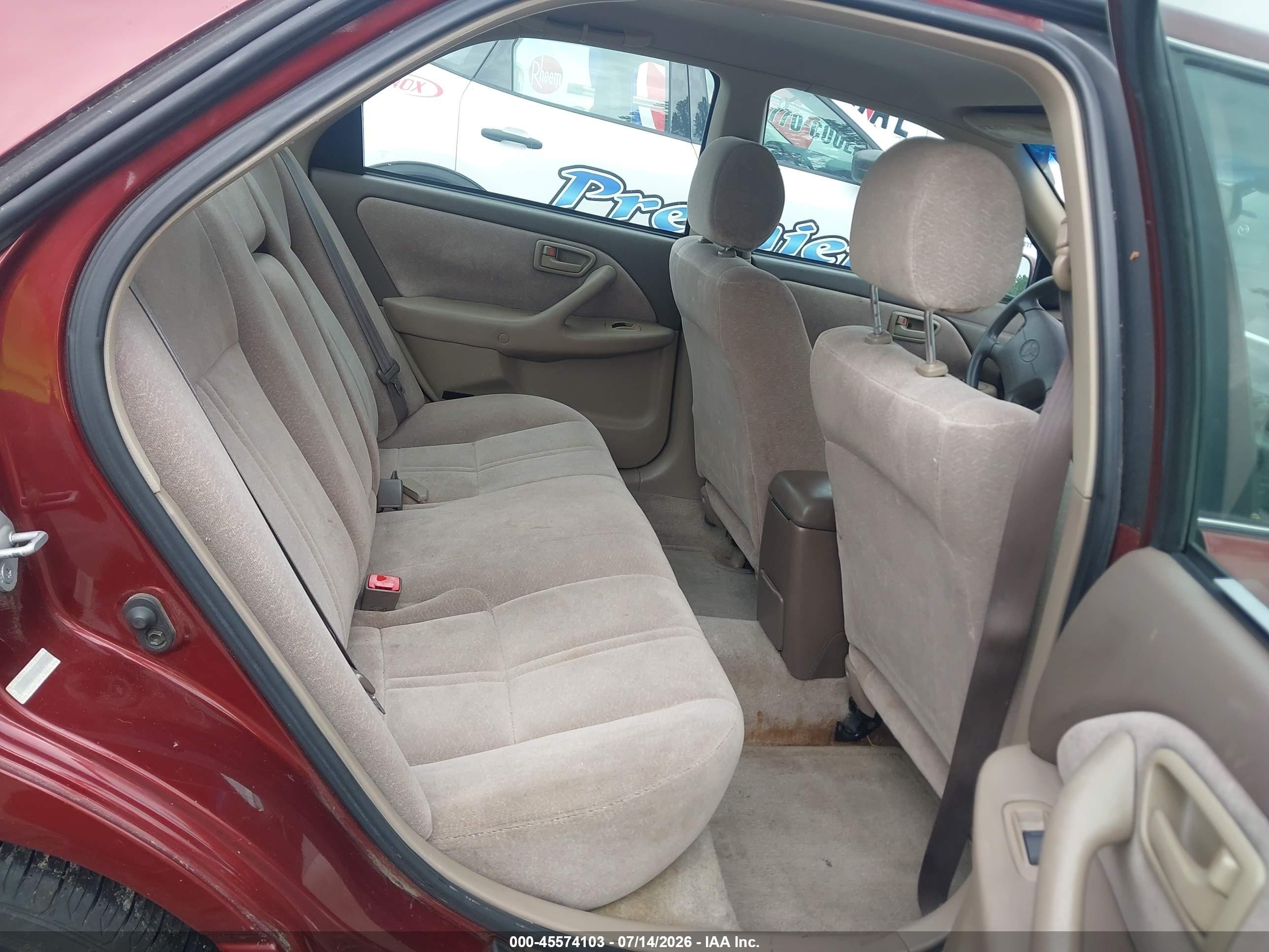 1999 Toyota Camry Le Burgundy vin: 4T1BG22K4XU611632