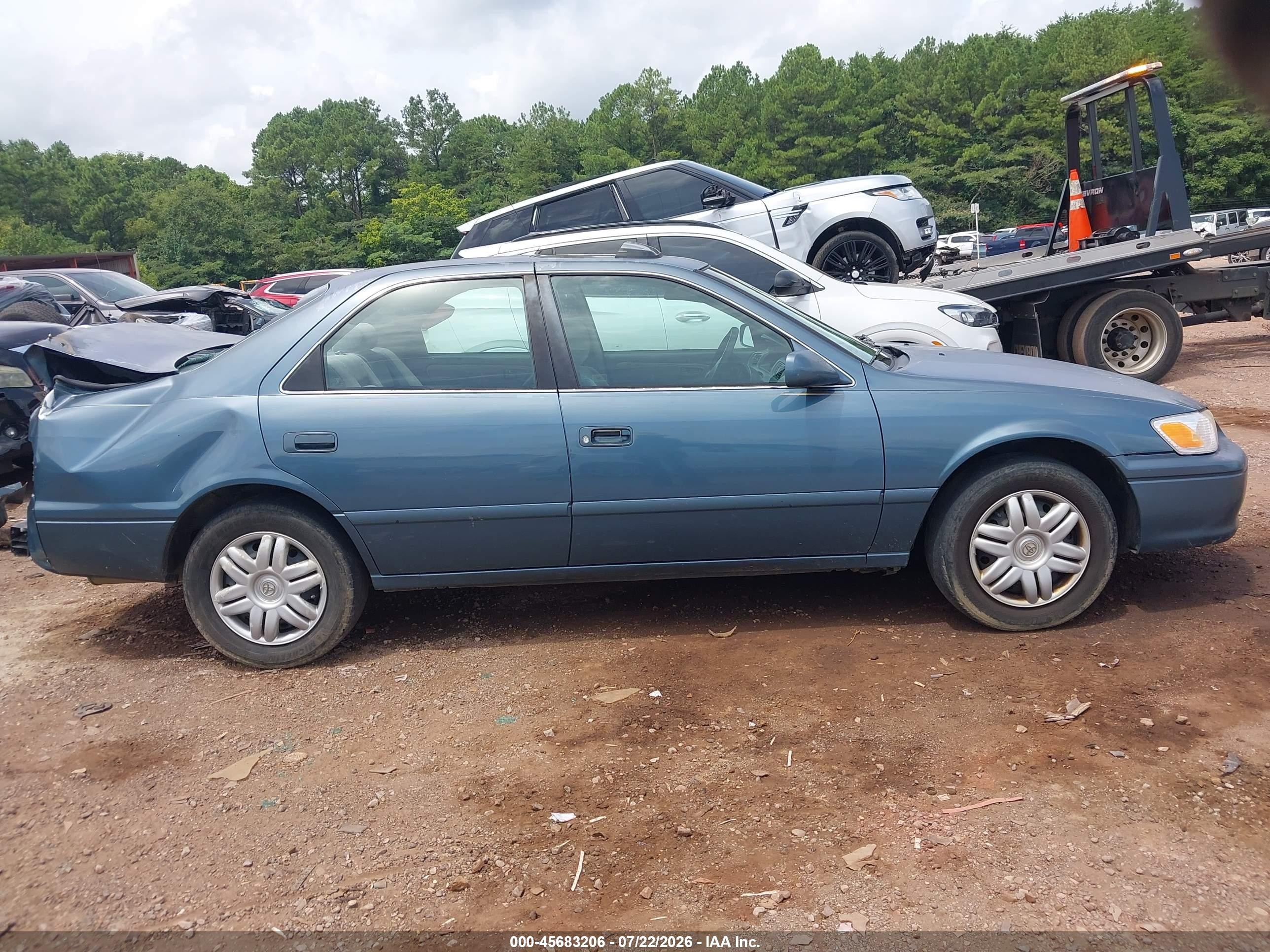 2000 Toyota Camry Le Синий vin: 4T1BG22K4YU751259
