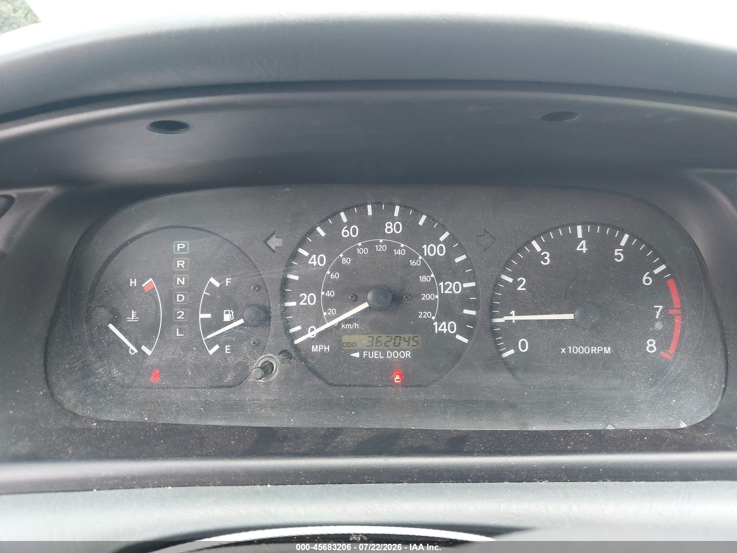 2000 Toyota Camry Le Синий vin: 4T1BG22K4YU751259