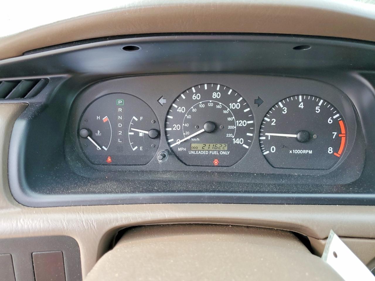 1998 Toyota Camry Le Зеленый vin: 4T1BG22K5WU253245