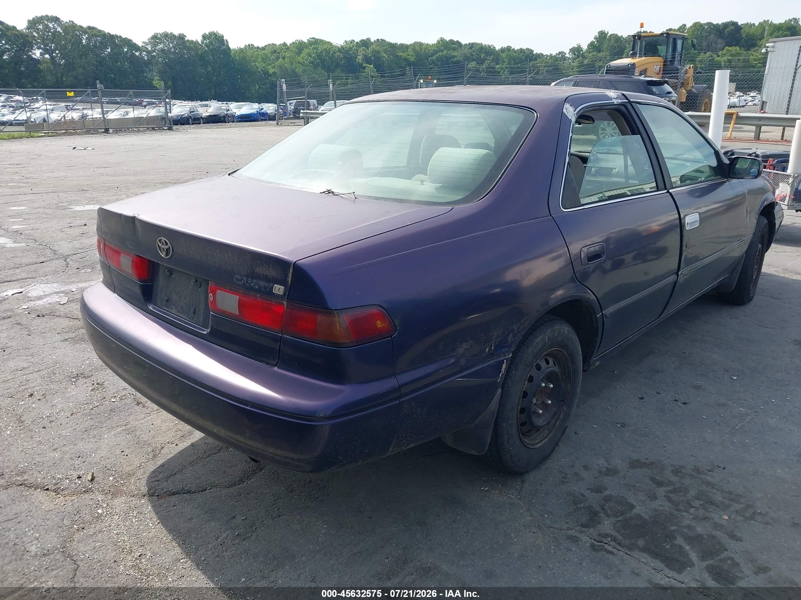 1999 Toyota Camry Le Dark Blue vin: 4T1BG22K5XU408863