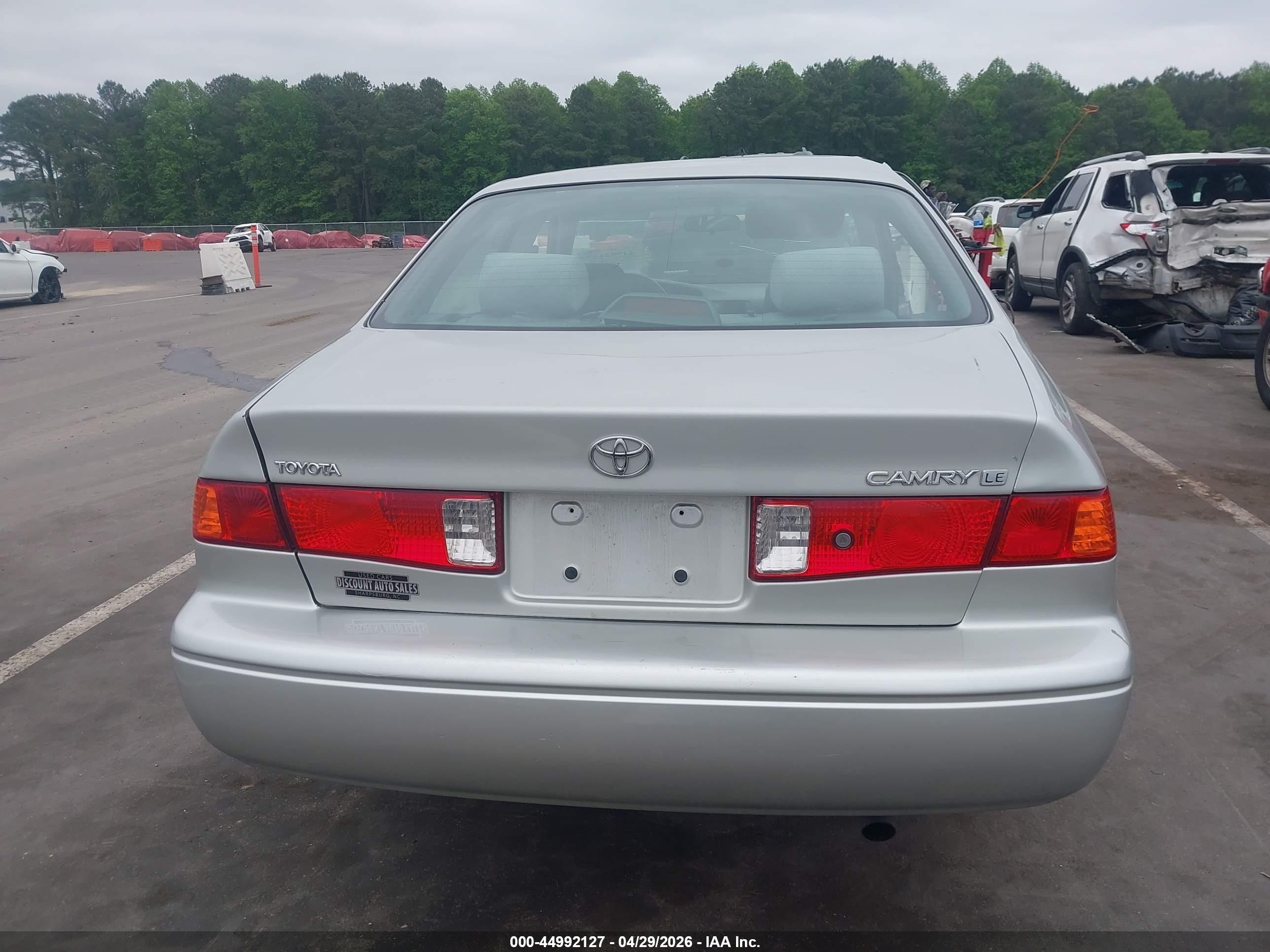 2001 Toyota Camry Ce/le/xle Silver vin: 4T1BG22K61U074589