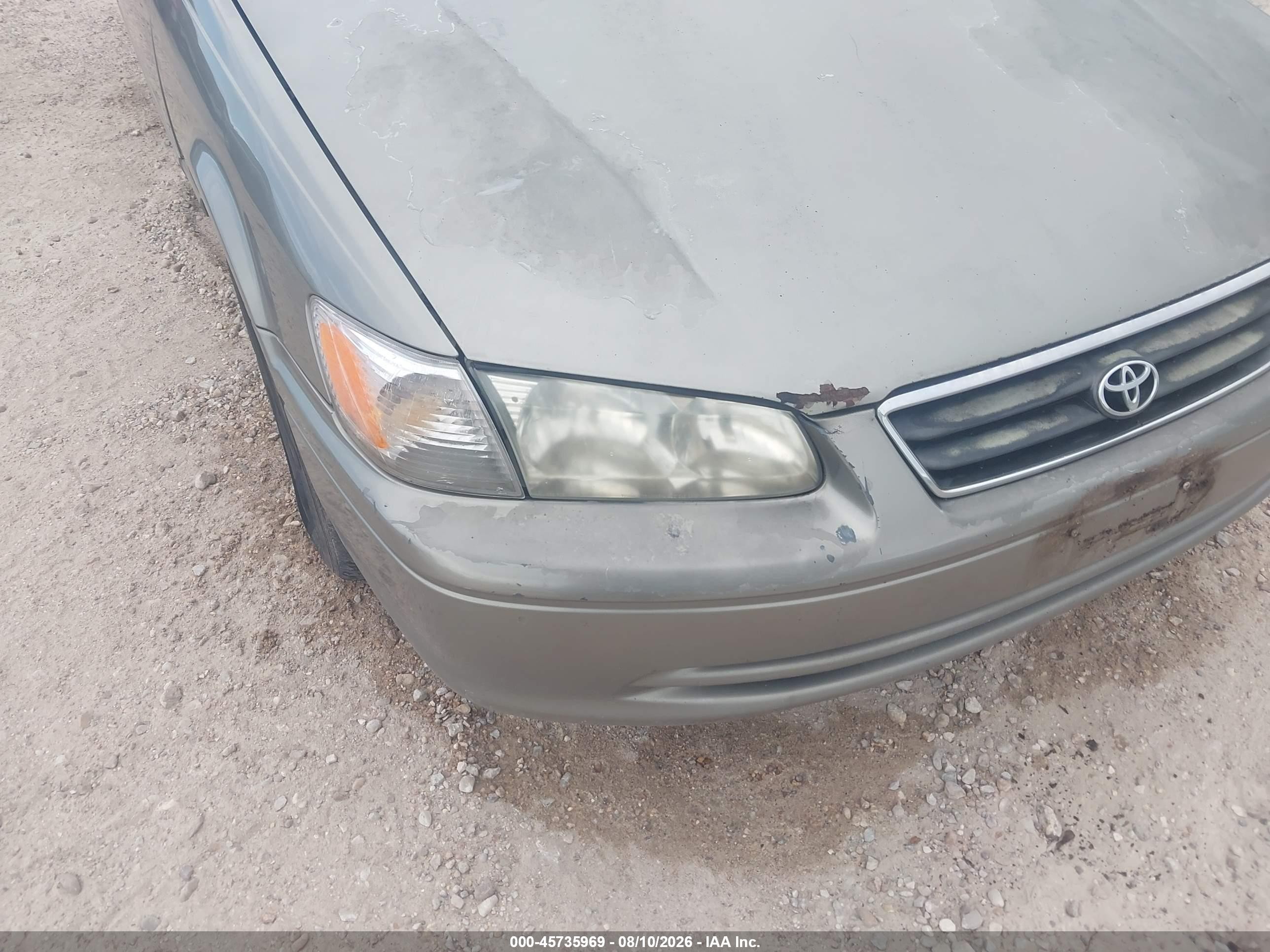 2000 Toyota Camry Le Gray vin: 4T1BG22K6YU617854