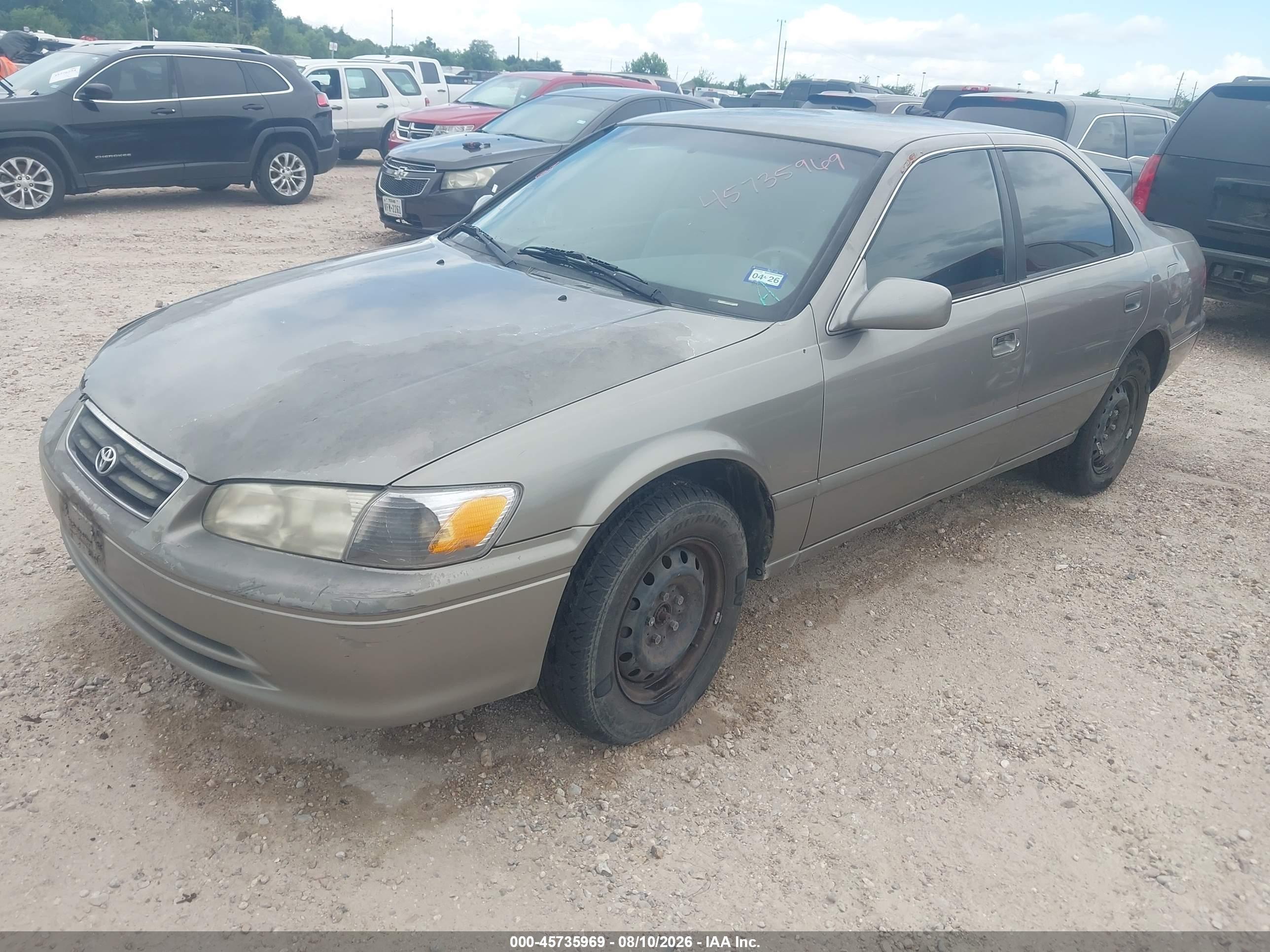 2000 Toyota Camry Le Gray vin: 4T1BG22K6YU617854