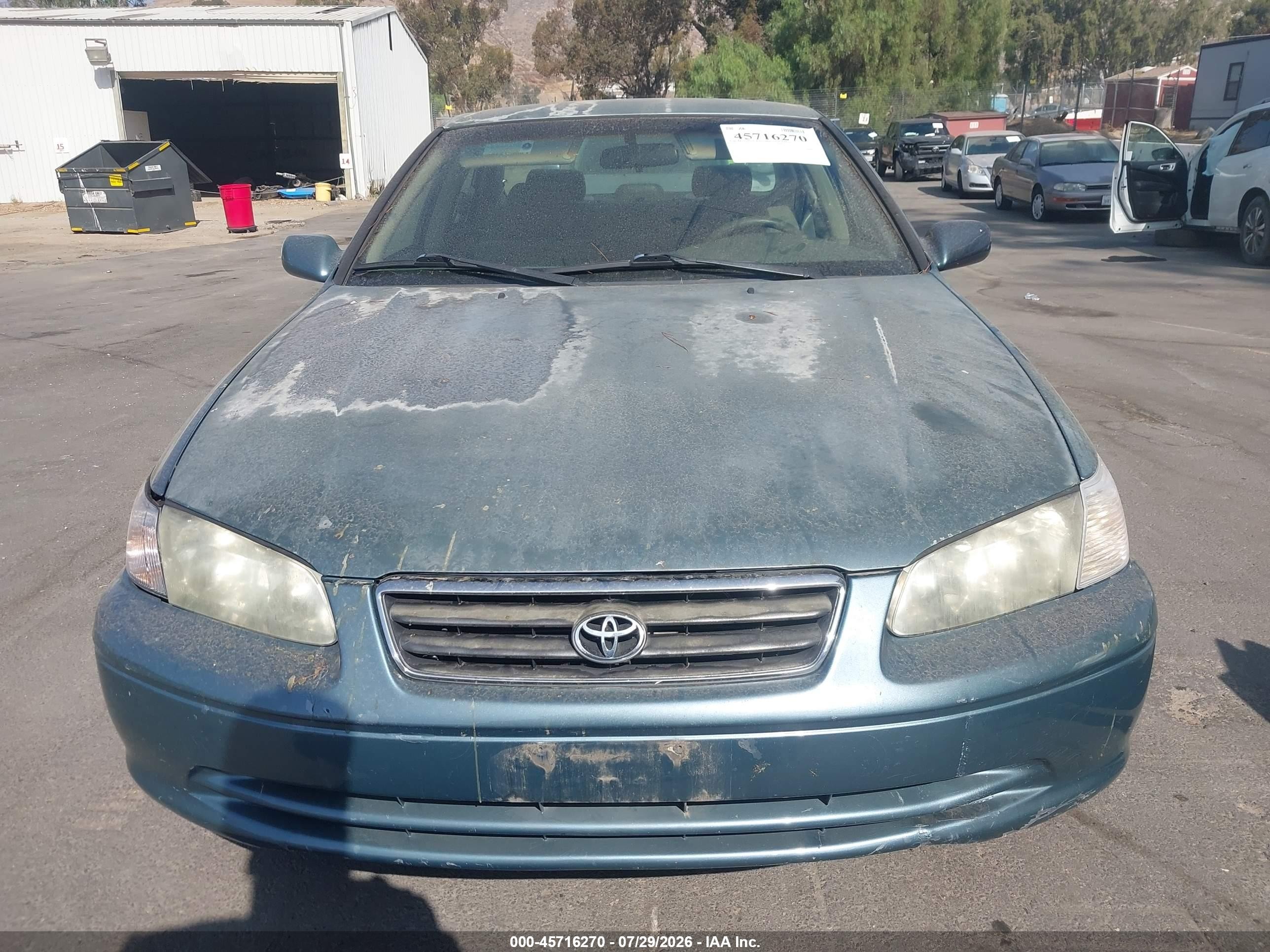 2001 Toyota Camry Le Blue vin: 4T1BG22K71U859333