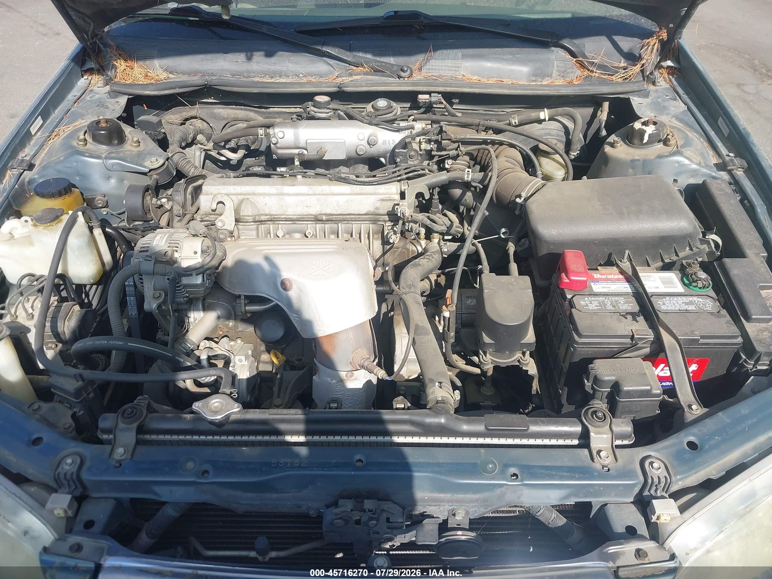 2001 Toyota Camry Le Blue vin: 4T1BG22K71U859333