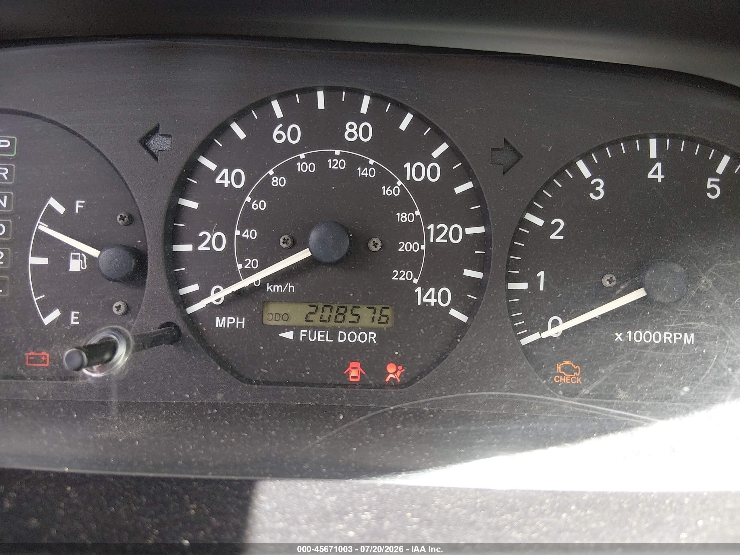 2001 Toyota Camry Le Gray vin: 4T1BG22K71U860840
