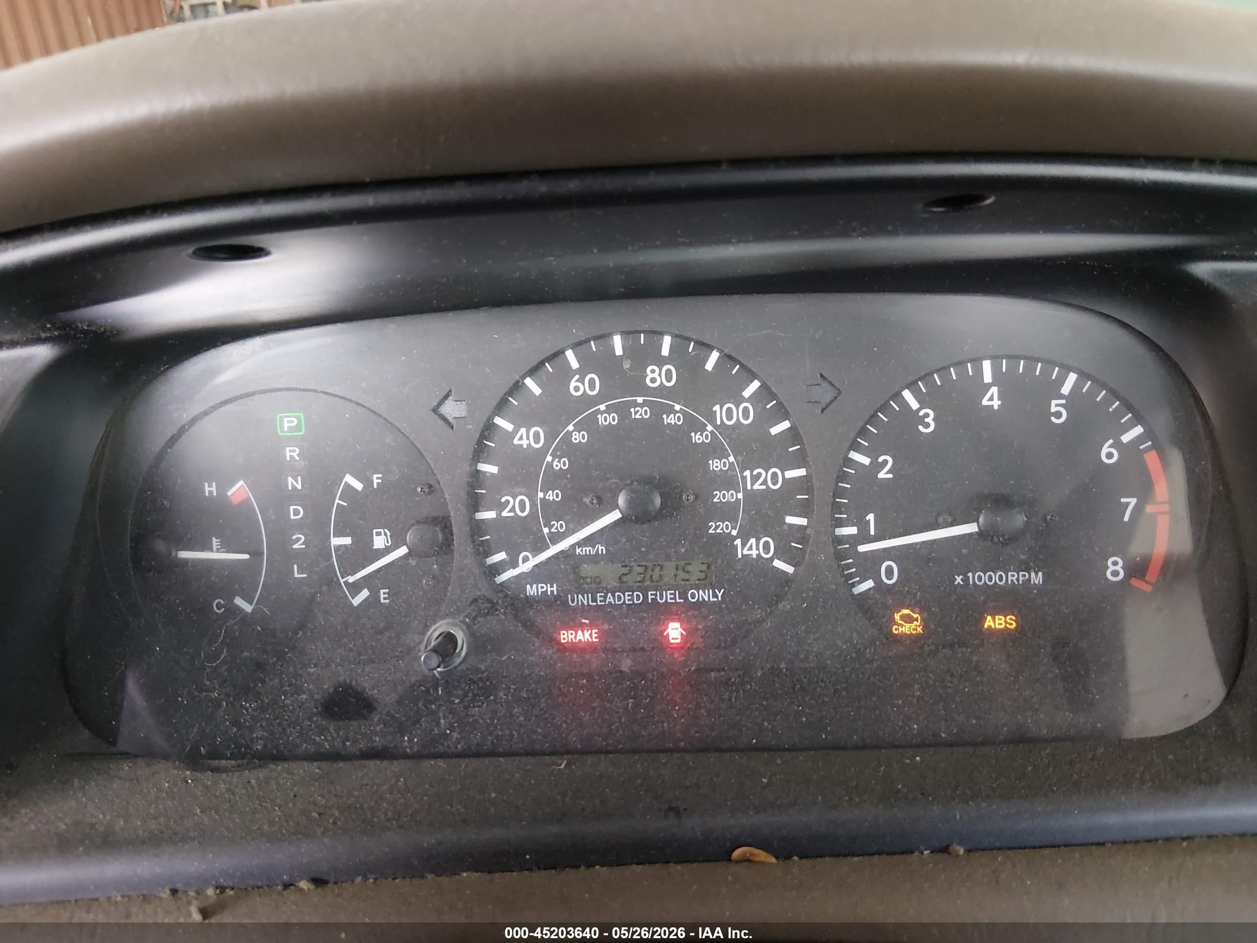 1998 Toyota Camry Le Золотой vin: 4T1BG22K7WU329063
