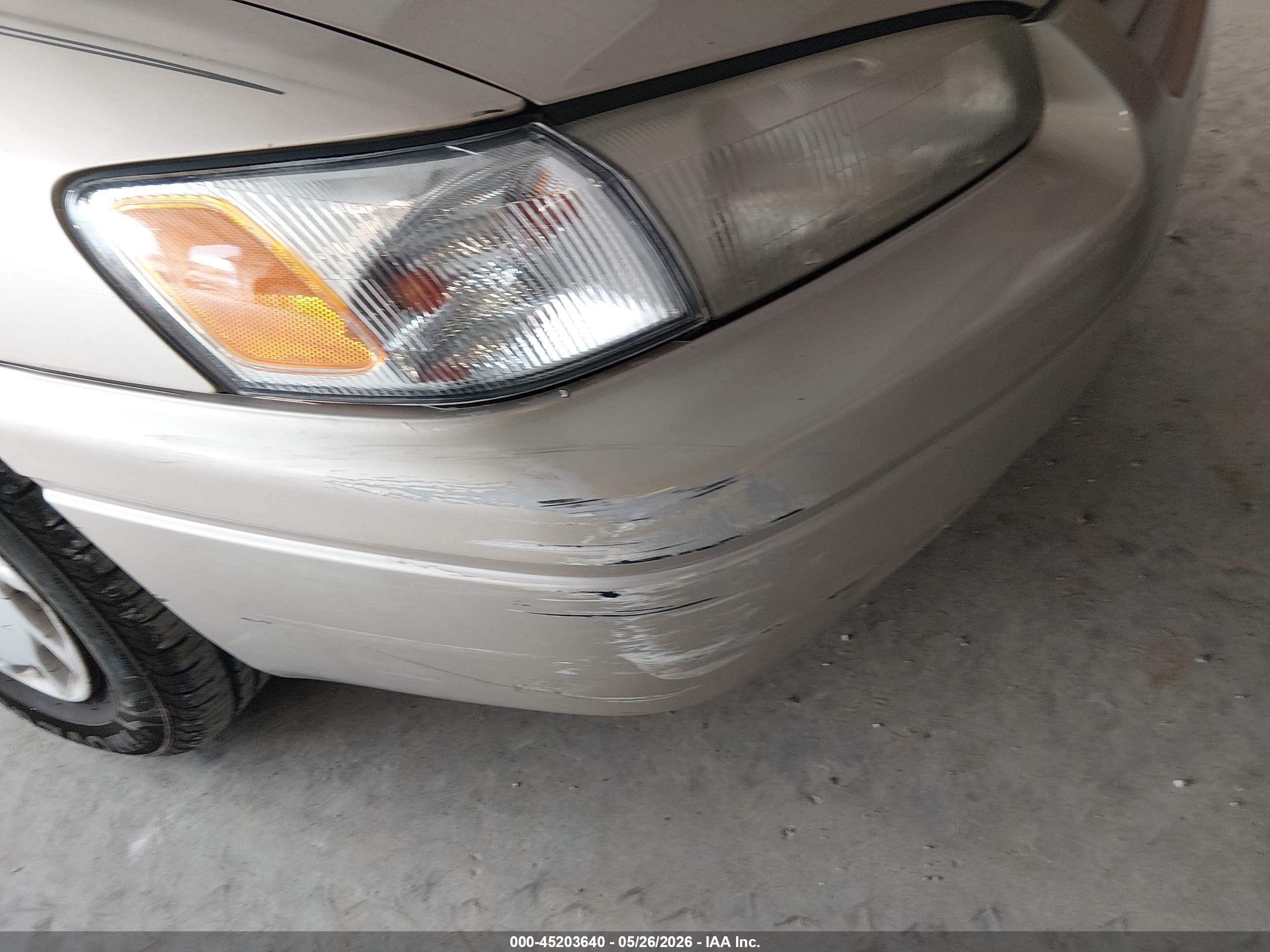 1998 Toyota Camry Le Золотой vin: 4T1BG22K7WU329063