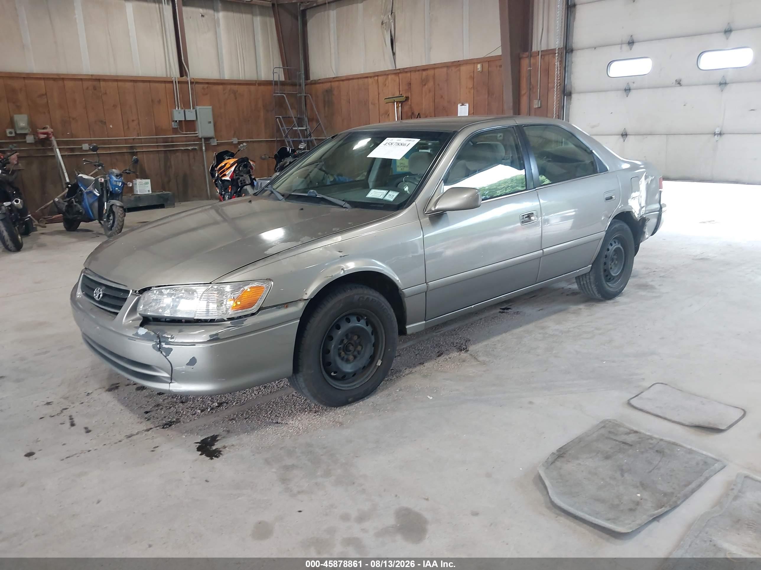 2001 Toyota Camry Le Gray vin: 4T1BG22K81U048351