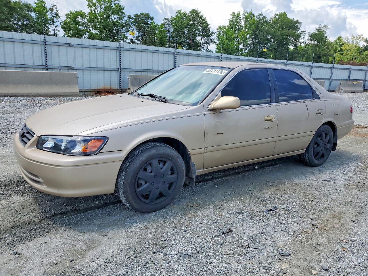 2001 Toyota Camry Le Желто-коричневый vin: 4T1BG22K81U797571