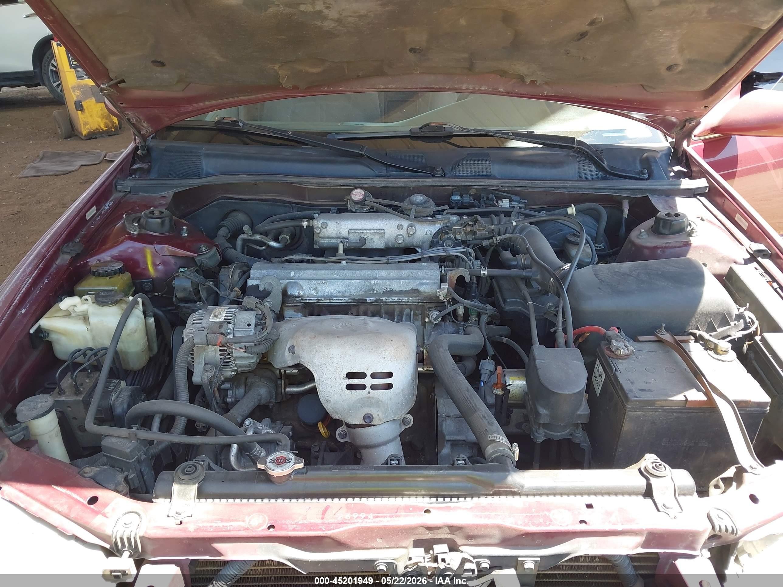1997 Toyota Camry Le Бордовый vin: 4T1BG22K8VU082599