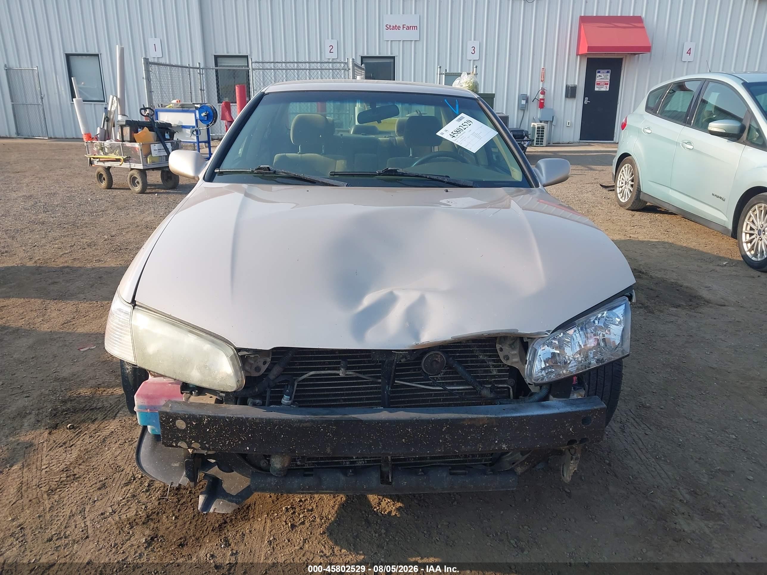 2001 Toyota Camry Ce Champagne vin: 4T1BG22K91U102109