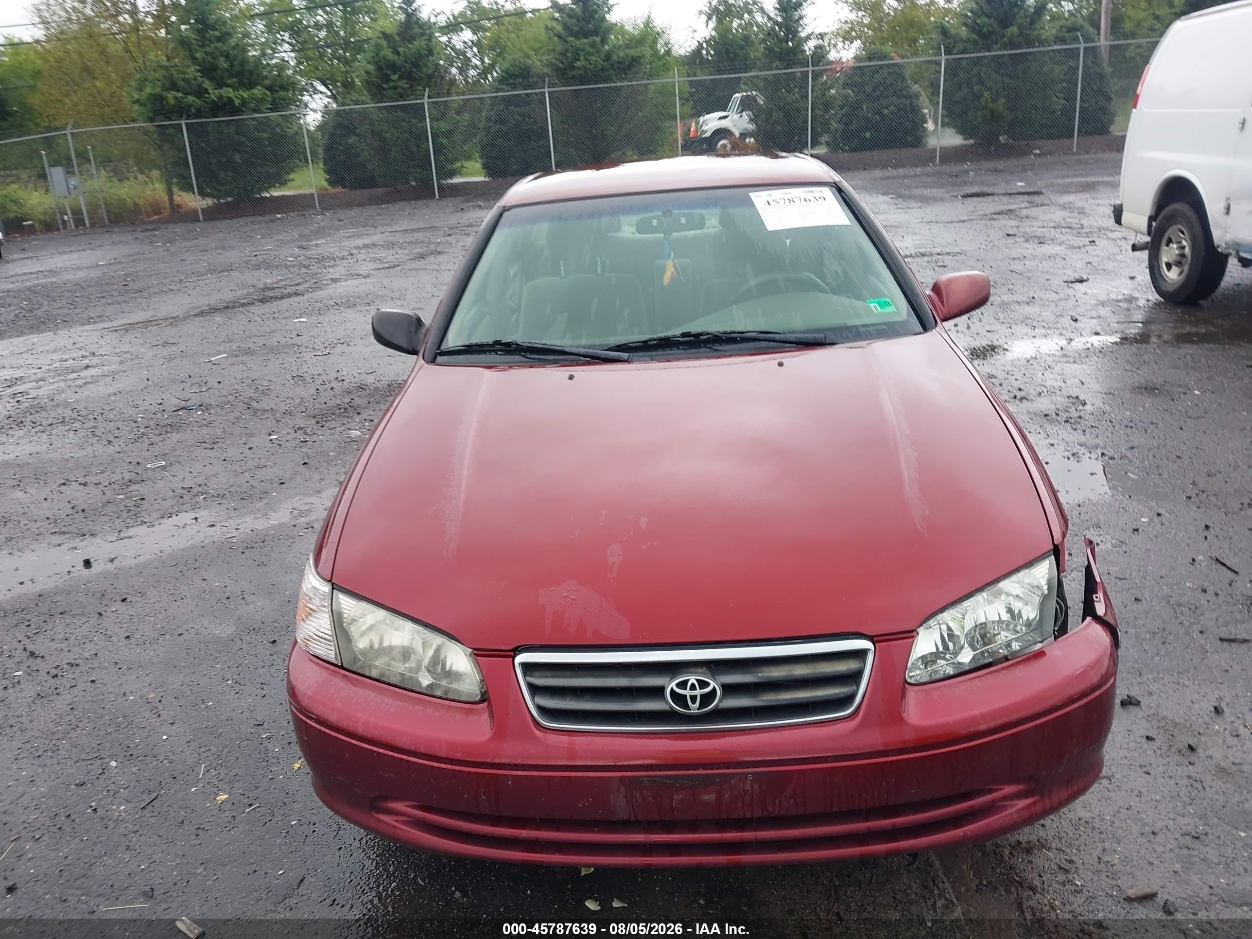2001 Toyota Camry Ce/le/xle Red vin: 4T1BG22K91U119444