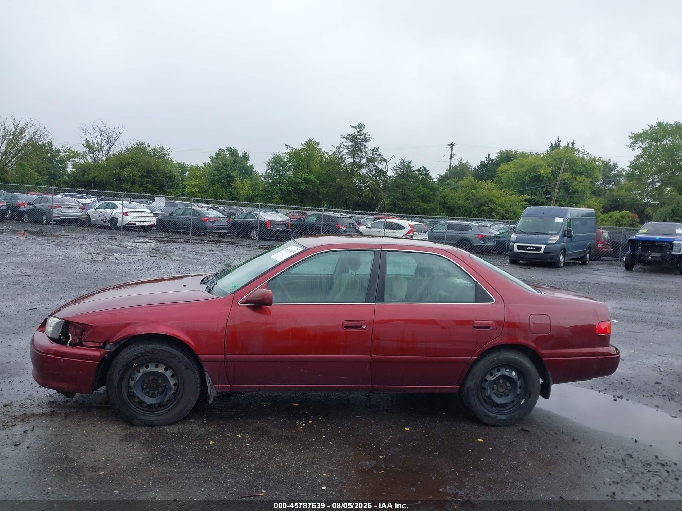 2001 Toyota Camry Ce/le/xle Red vin: 4T1BG22K91U119444