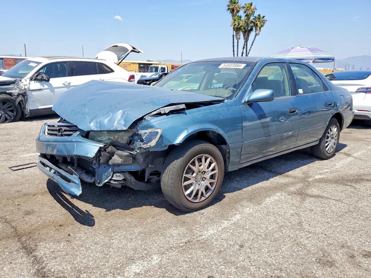 2001 Toyota Camry Le Синий vin: 4T1BG22K91U857065