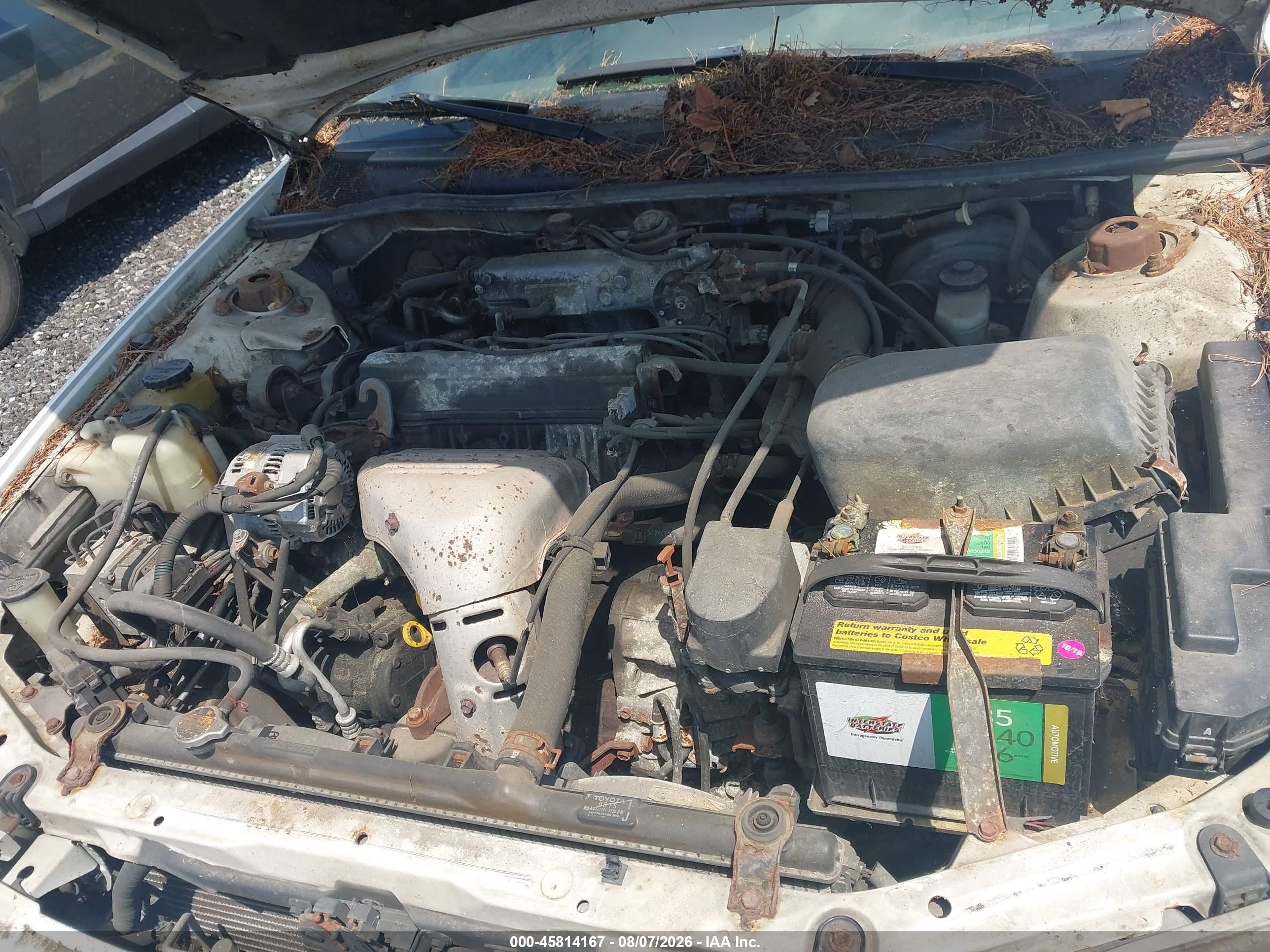 1997 Toyota Camry Le White vin: 4T1BG22K9VU748658