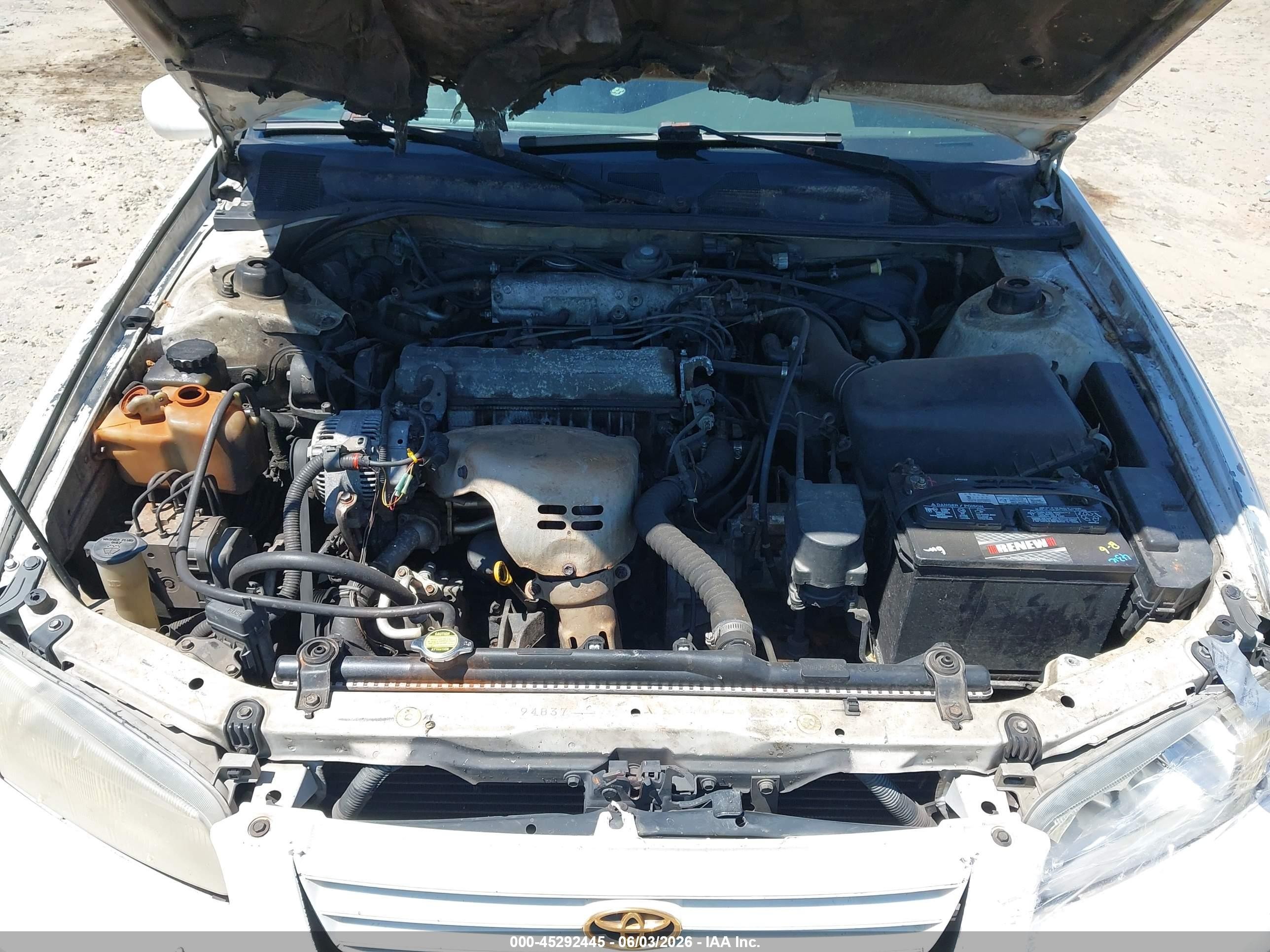 1997 Toyota Camry Le White vin: 4T1BG22K9VU788089