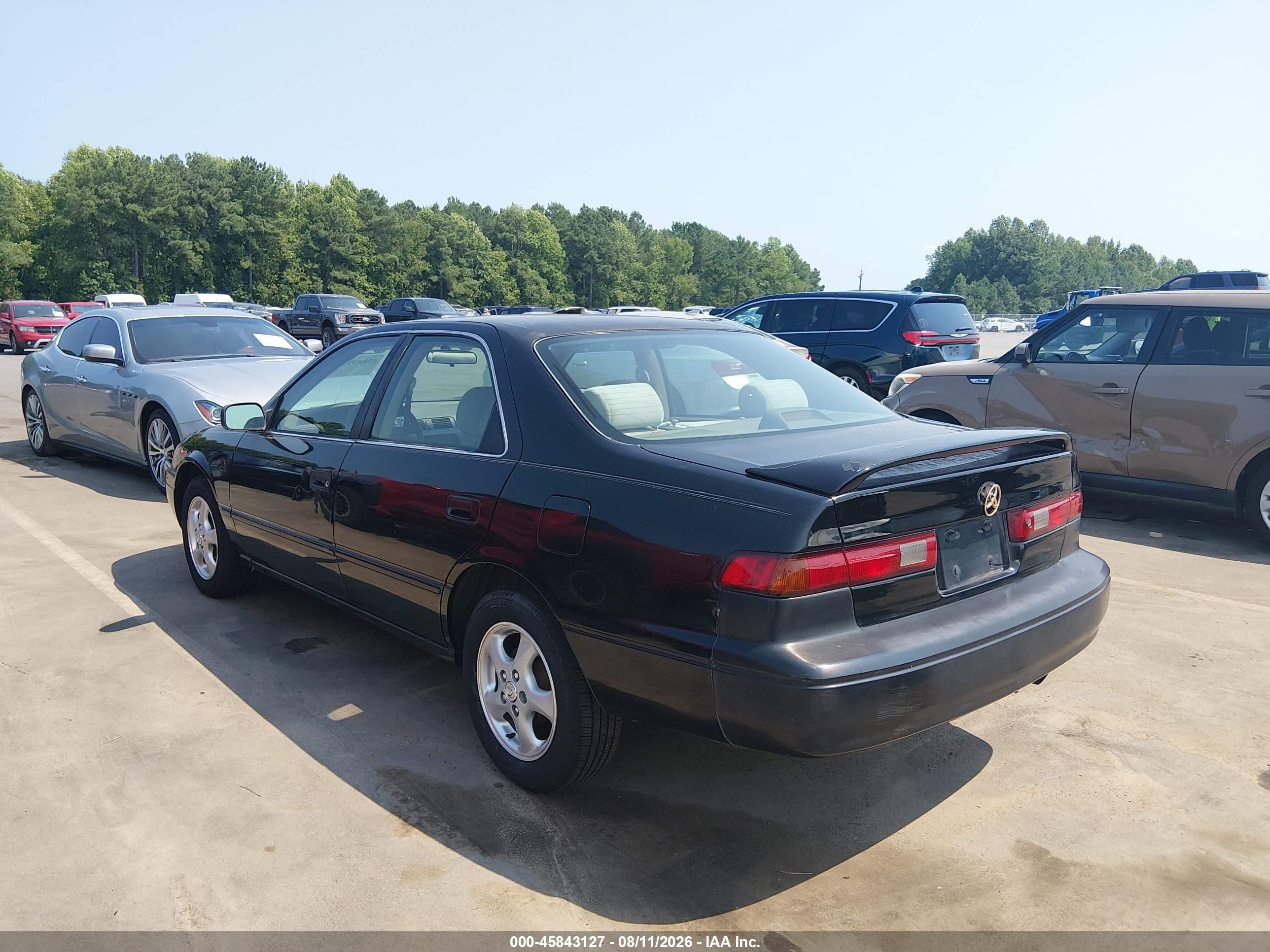 1999 Toyota Camry Le Black vin: 4T1BG22K9XU615630